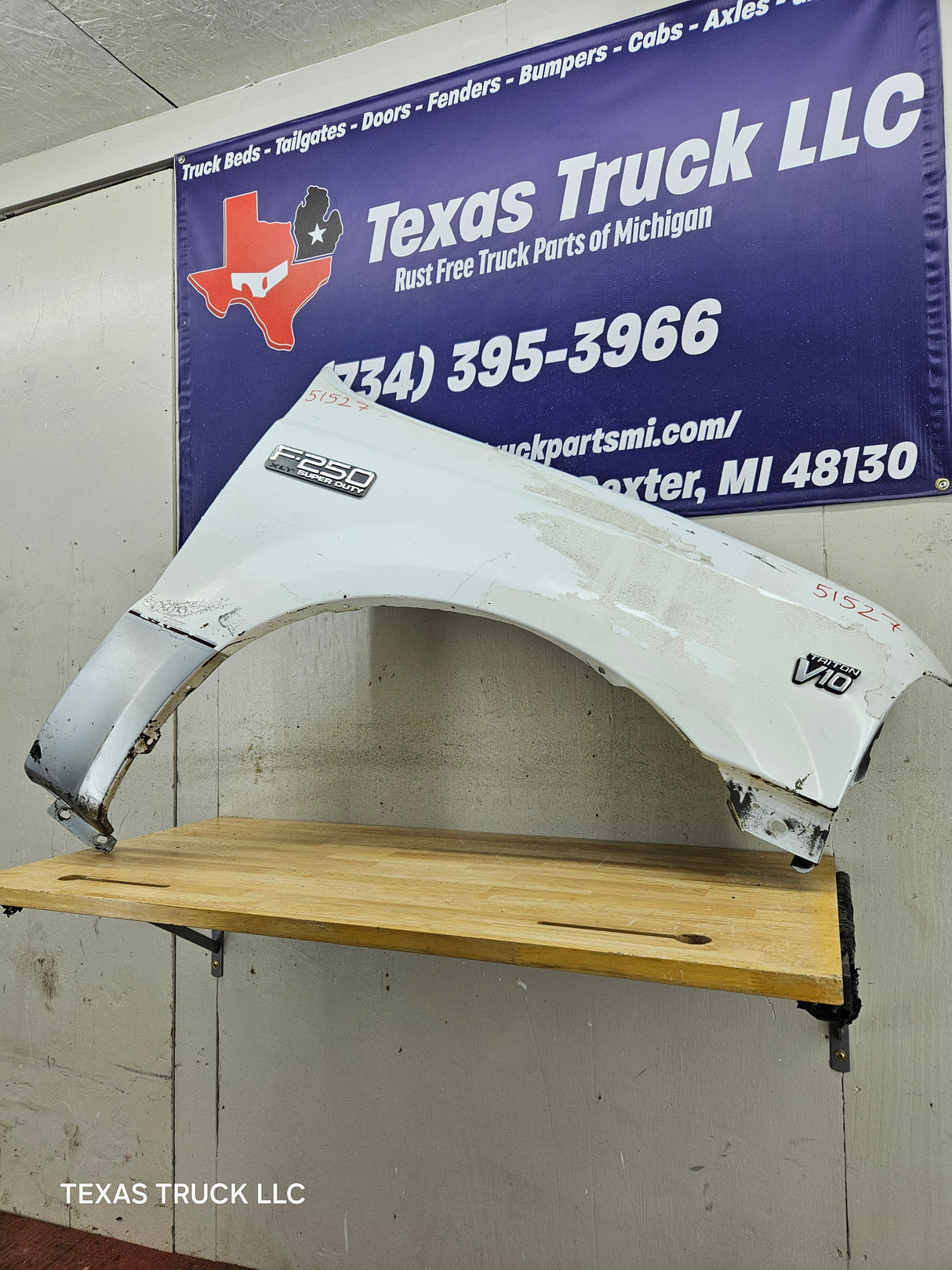 1999-2007 Ford Super Duty RH Passenger Side Front Fender F250 F350 F450 F550 Excursion