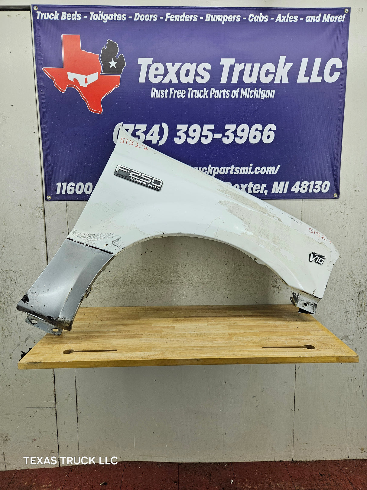 1999-2007 Ford Super Duty RH Passenger Side Front Fender F250 F350 F450 F550 Excursion