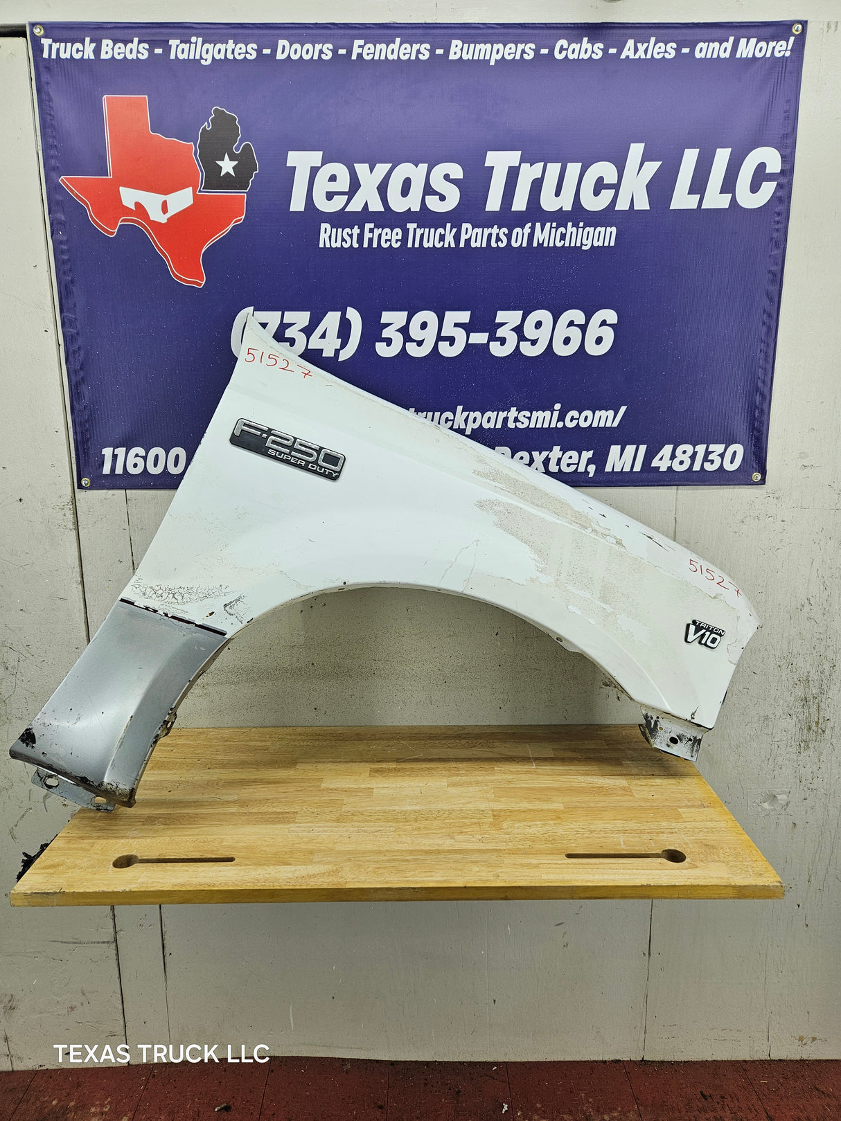 1999-2007 Ford Super Duty RH Passenger Side Front Fender F250 F350 F450 F550 Excursion