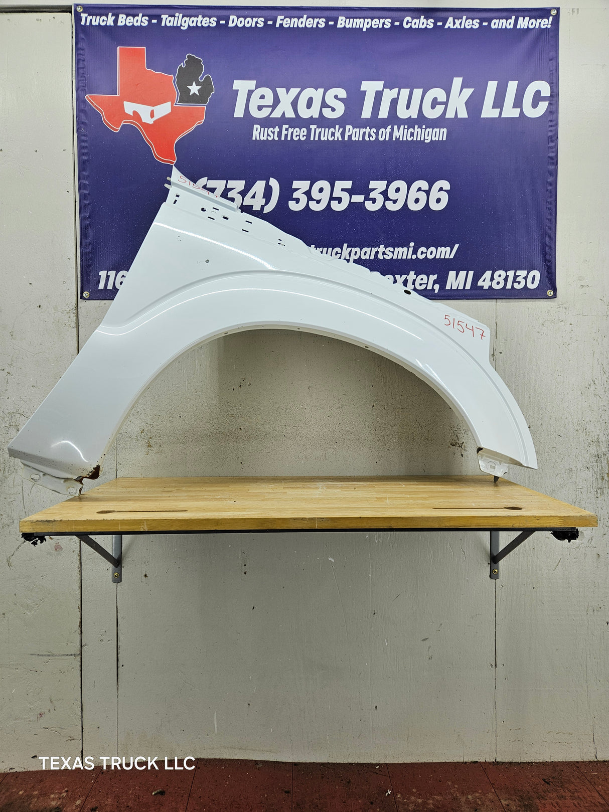 2011-2016 Ford Super Duty F250 F350 RH Passenger Side Front Fender