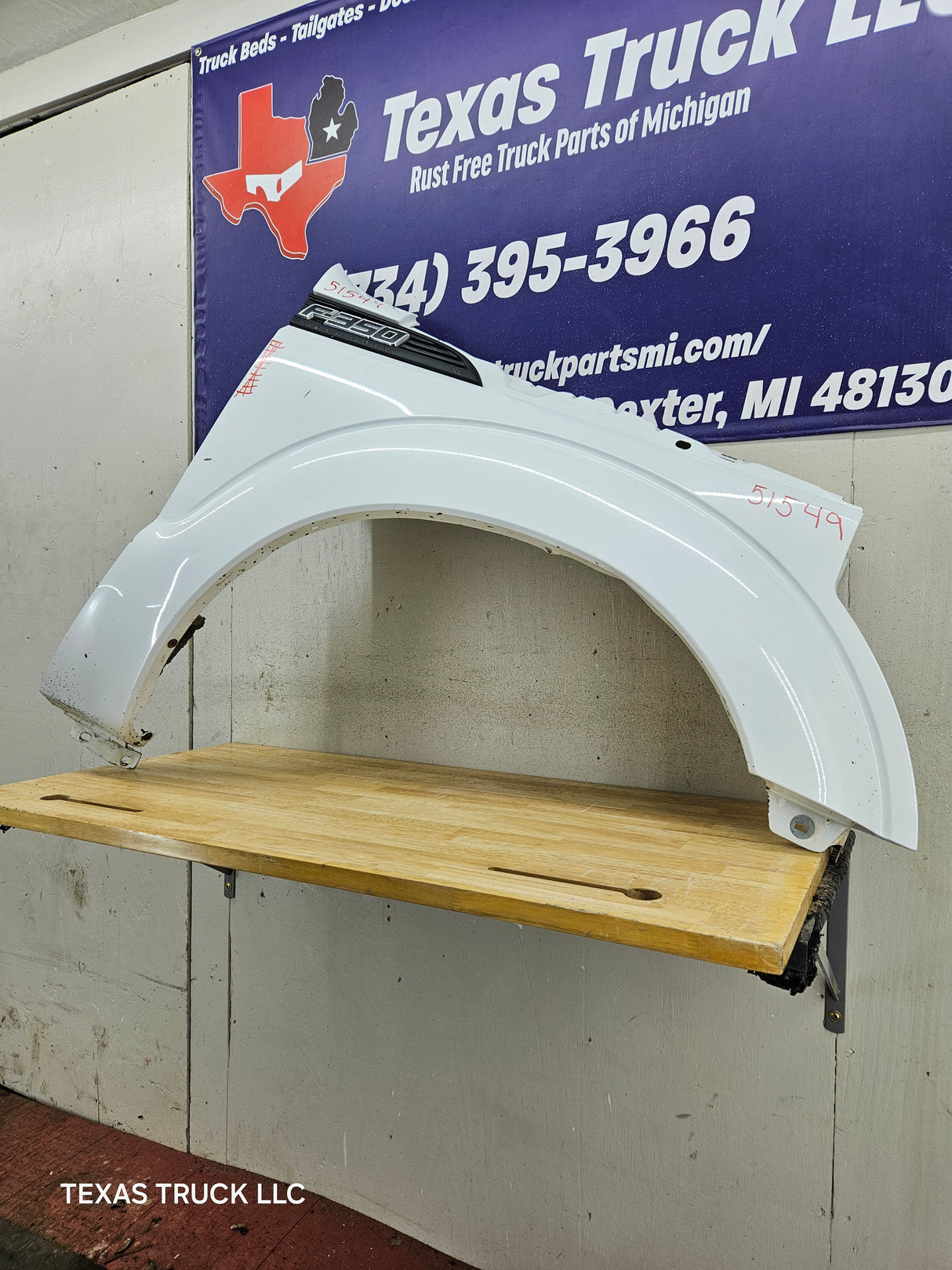 2011-2016 Ford Super Duty F250 F350 RH Passenger Side Front Fender