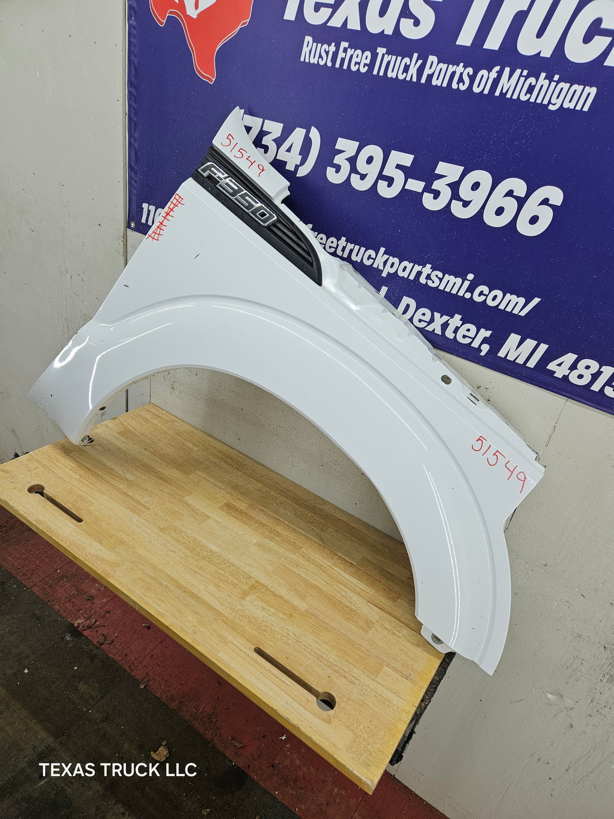 2011-2016 Ford Super Duty F250 F350 RH Passenger Side Front Fender