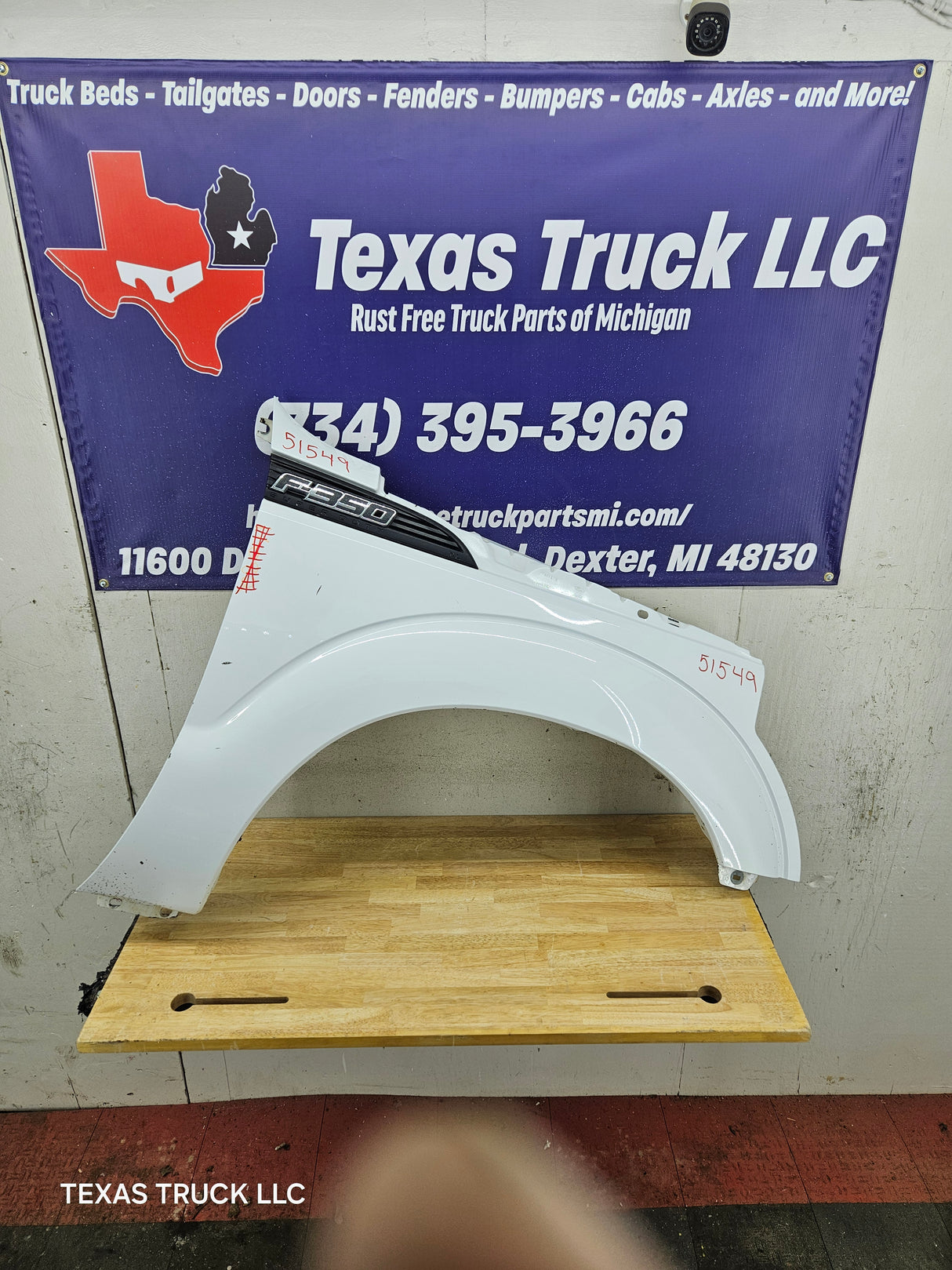 2011-2016 Ford Super Duty F250 F350 RH Passenger Side Front Fender