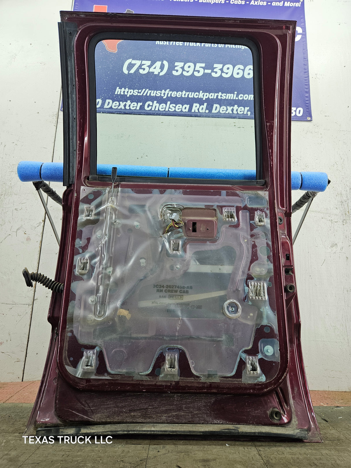 1999-2011 Ford Super Duty F250 F350 F450 F550 RH Crew Cab Passenger Side Rear Door