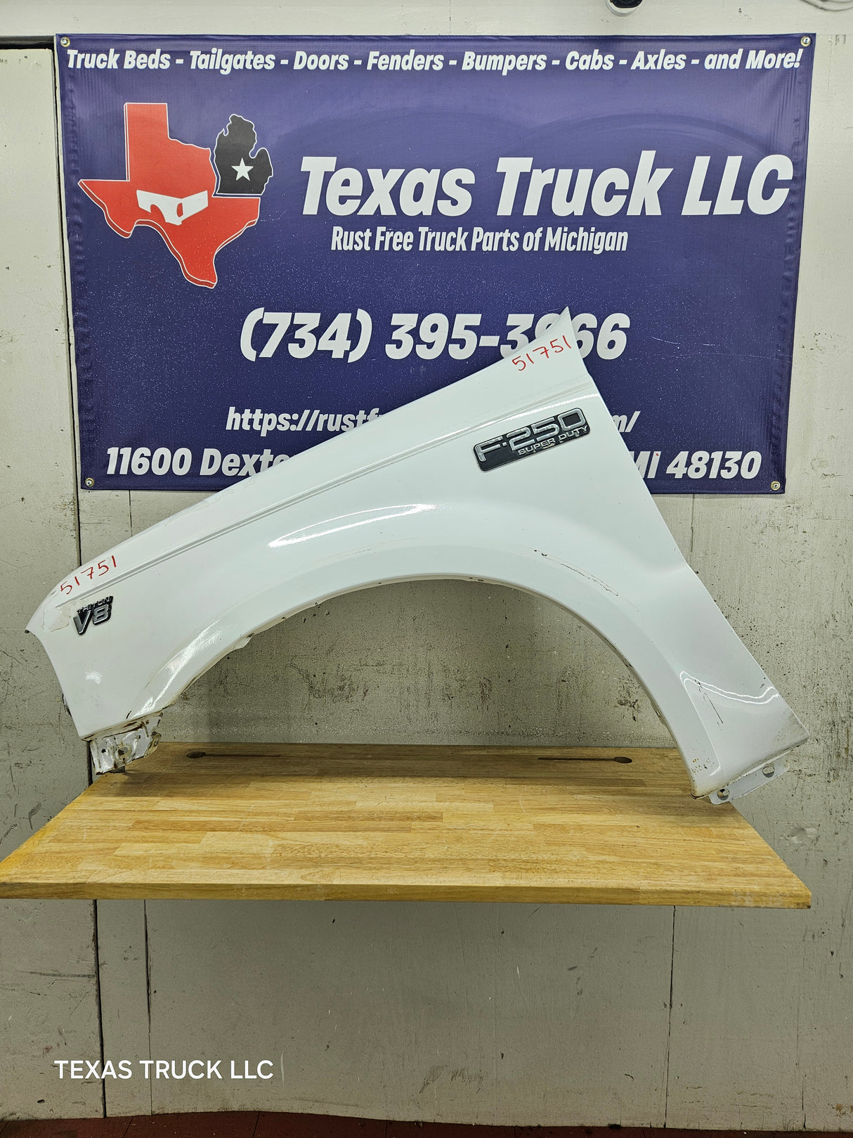 1999-2007 Ford Super Duty LH Driver Side Front Fender F250 F350 F450 F550 Excursion