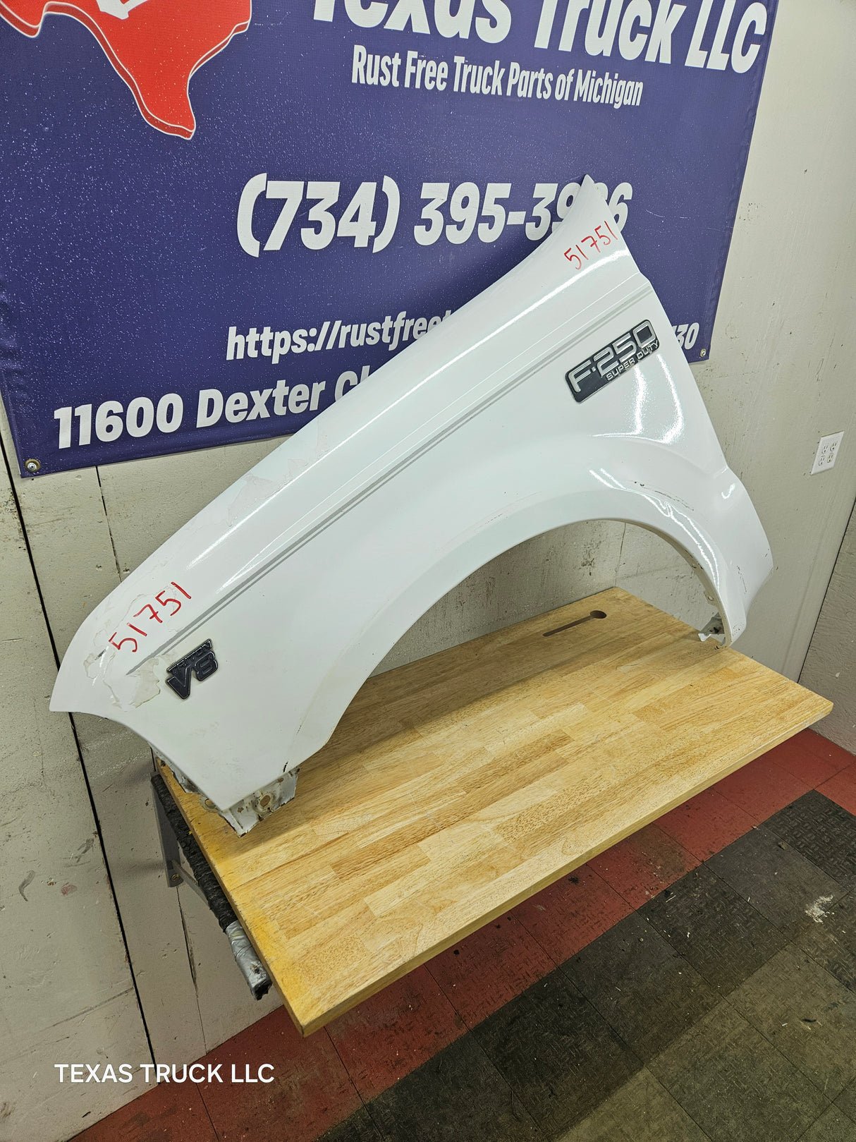 1999-2007 Ford Super Duty LH Driver Side Front Fender F250 F350 F450 F550 Excursion