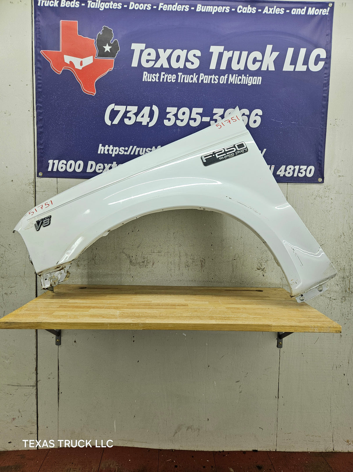 1999-2007 Ford Super Duty LH Driver Side Front Fender F250 F350 F450 F550 Excursion