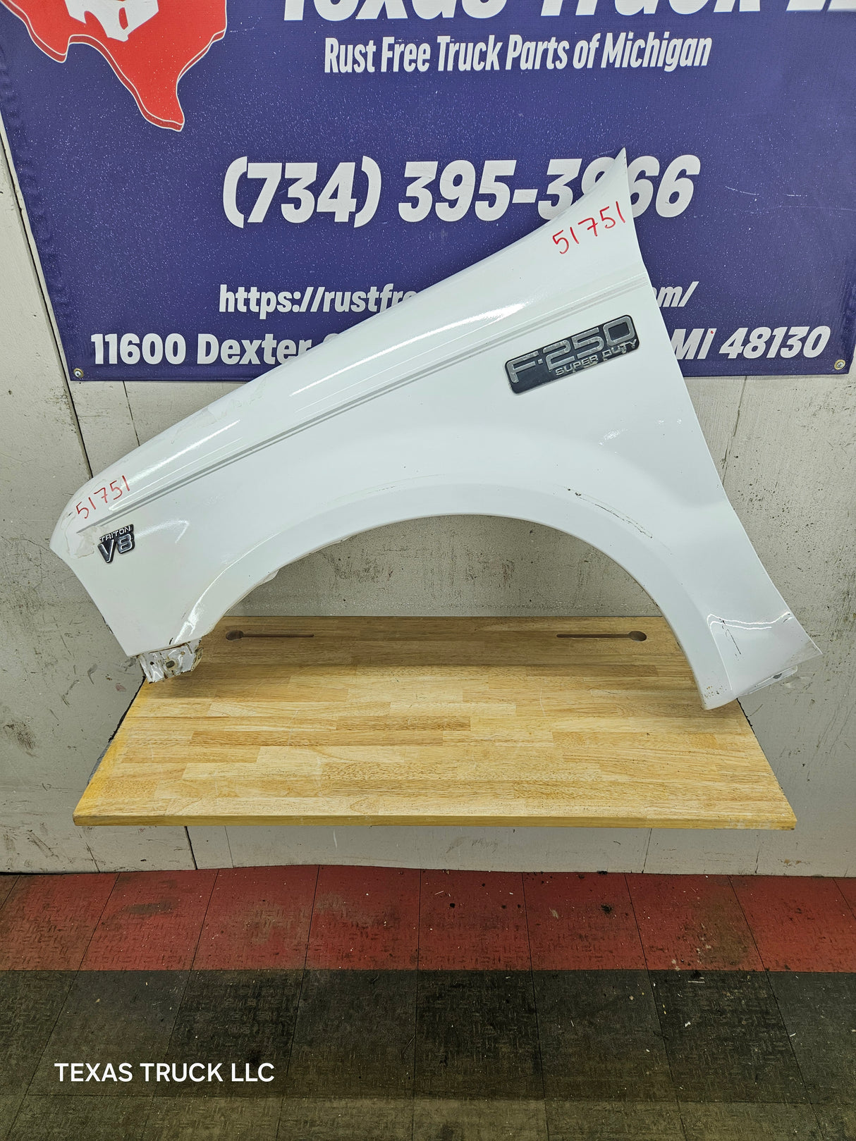 1999-2007 Ford Super Duty LH Driver Side Front Fender F250 F350 F450 F550 Excursion