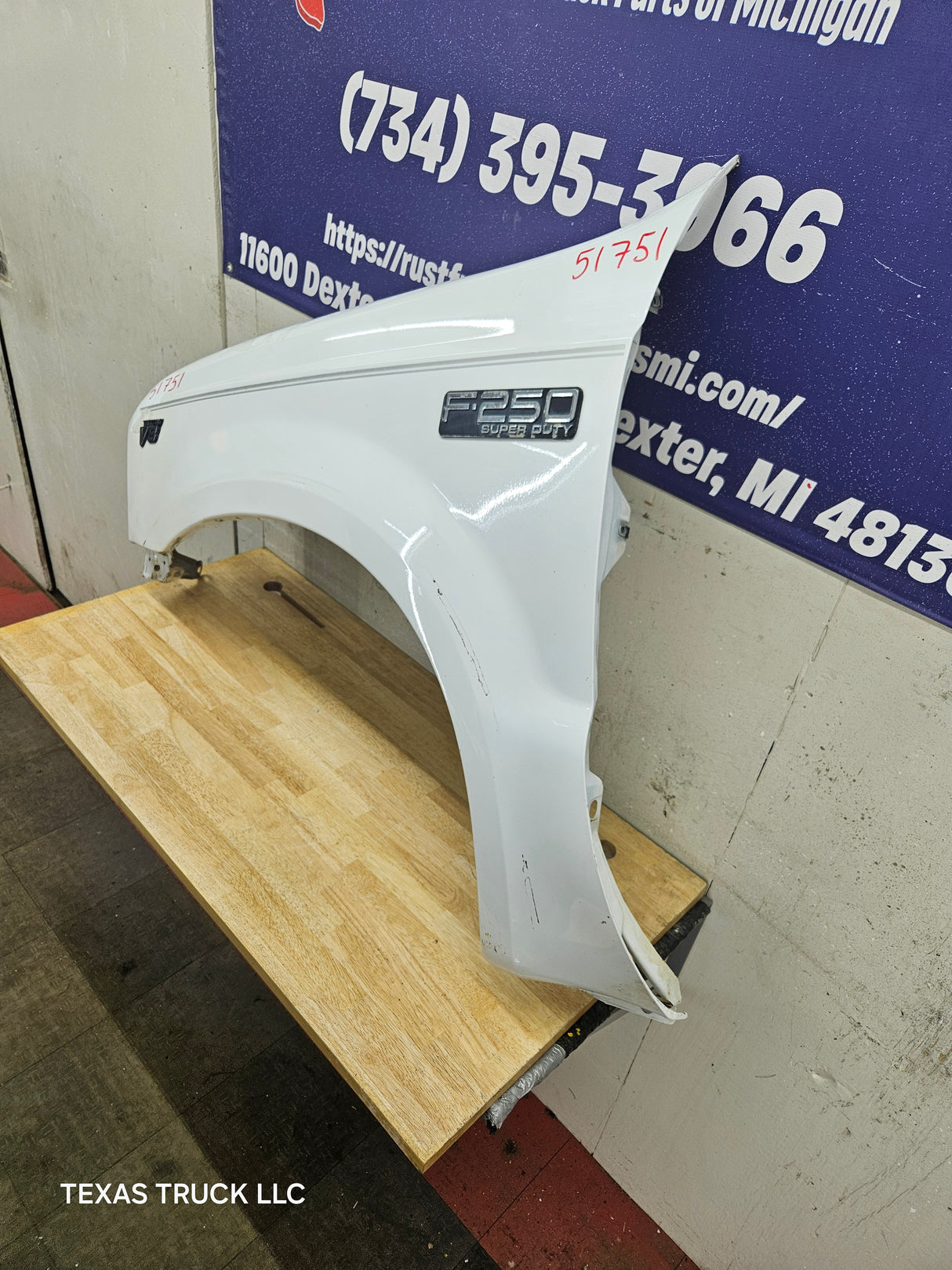 1999-2007 Ford Super Duty LH Driver Side Front Fender F250 F350 F450 F550 Excursion