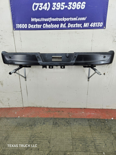 2021-2023 Ford F150 Rear Bumper With Parking Aid Sensors - Black