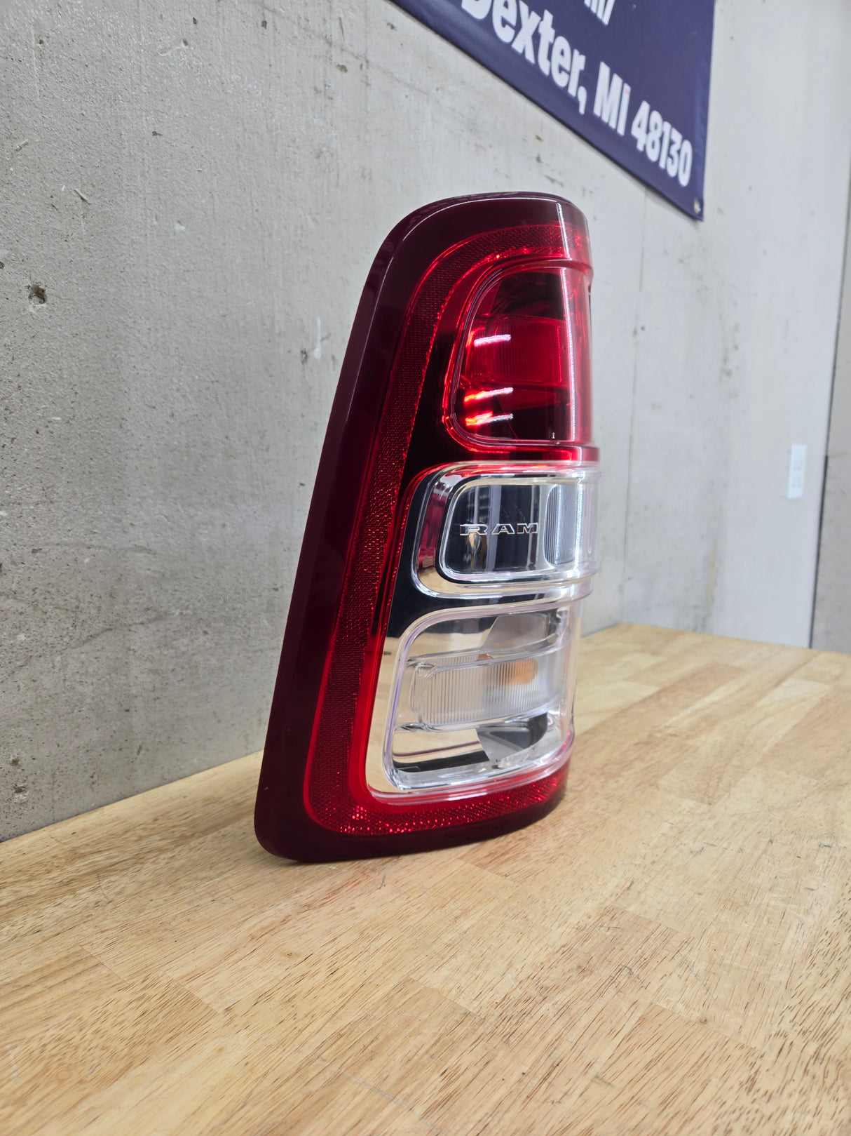 2019-2024 5th Gen Dodge Ram 2500 3500 LH Driver Side Tail Light Halogen 68361715AF