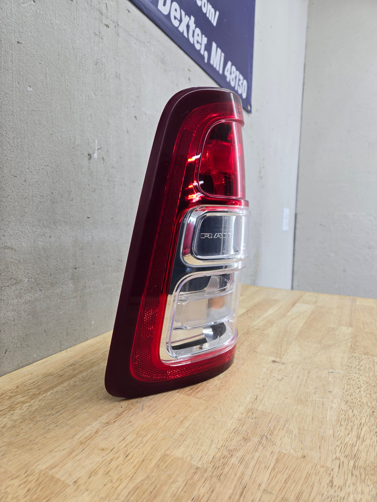 2019-2025 5th Gen Dodge Ram 2500 3500 LH Driver Side Tail Light Halogen 68361715AE