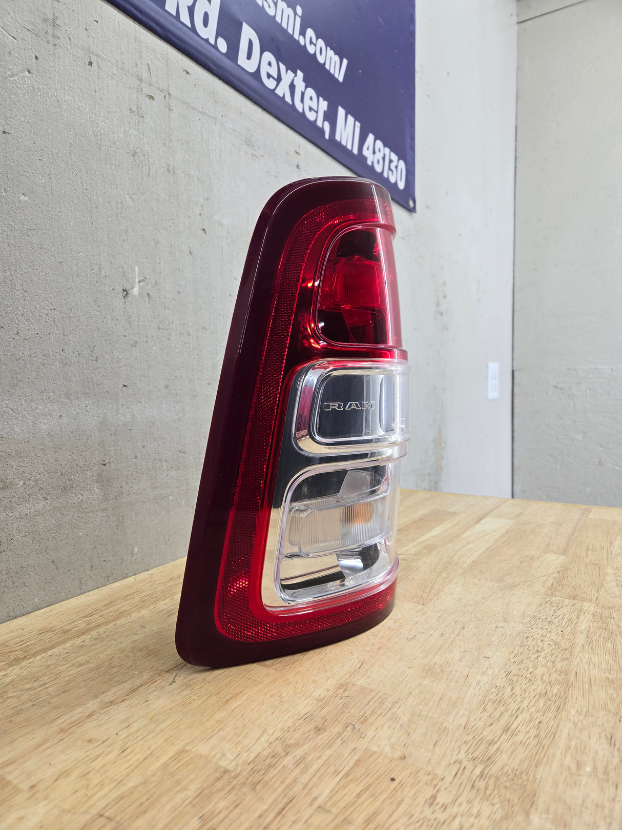 2019-2024 5th Gen Dodge Ram 2500 3500 LH Driver Side Tail Light Halogen 68361715AF