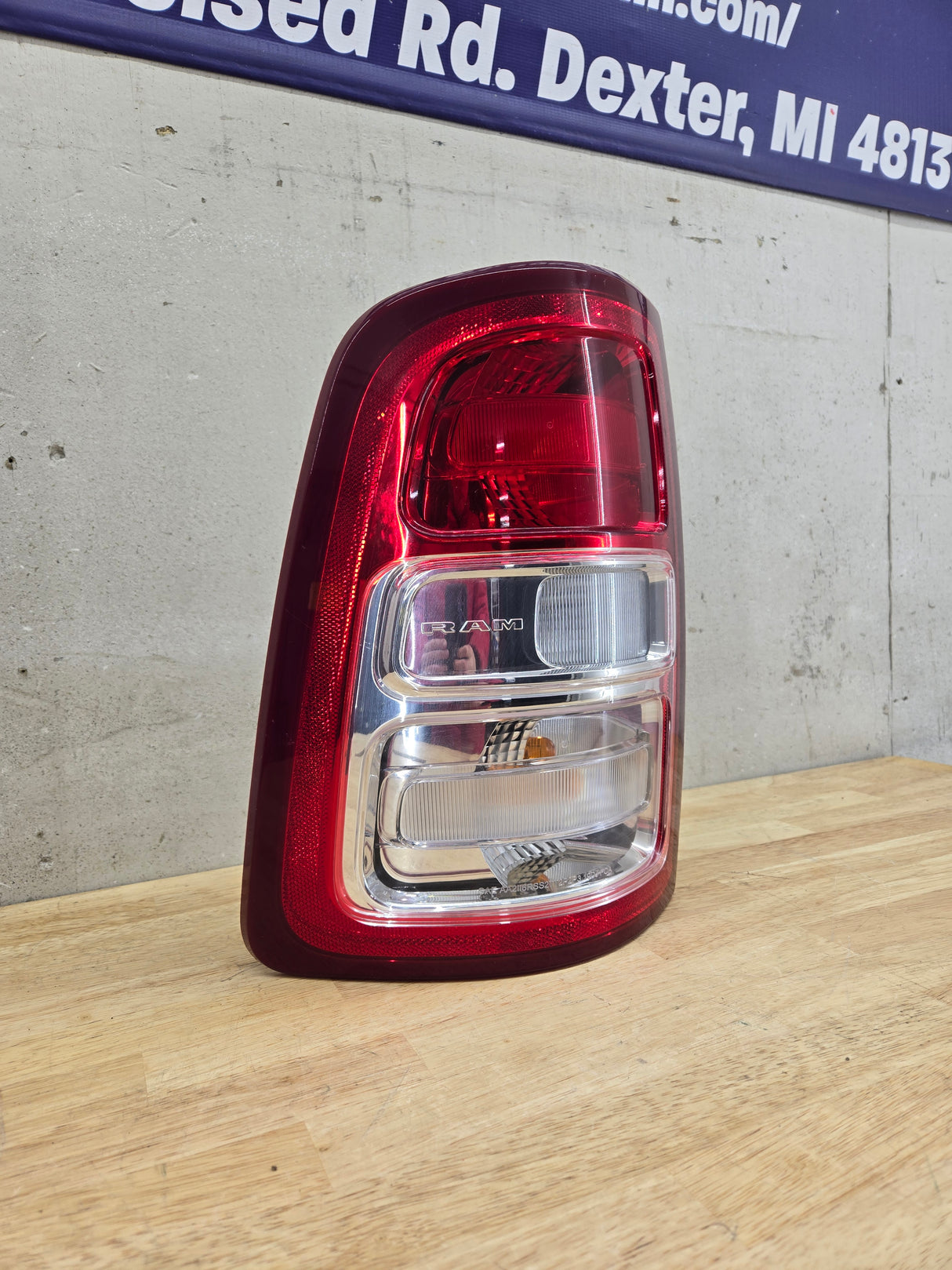 2019-2024 5th Gen Dodge Ram 2500 3500 LH Driver Side Tail Light Halogen 68361715AF