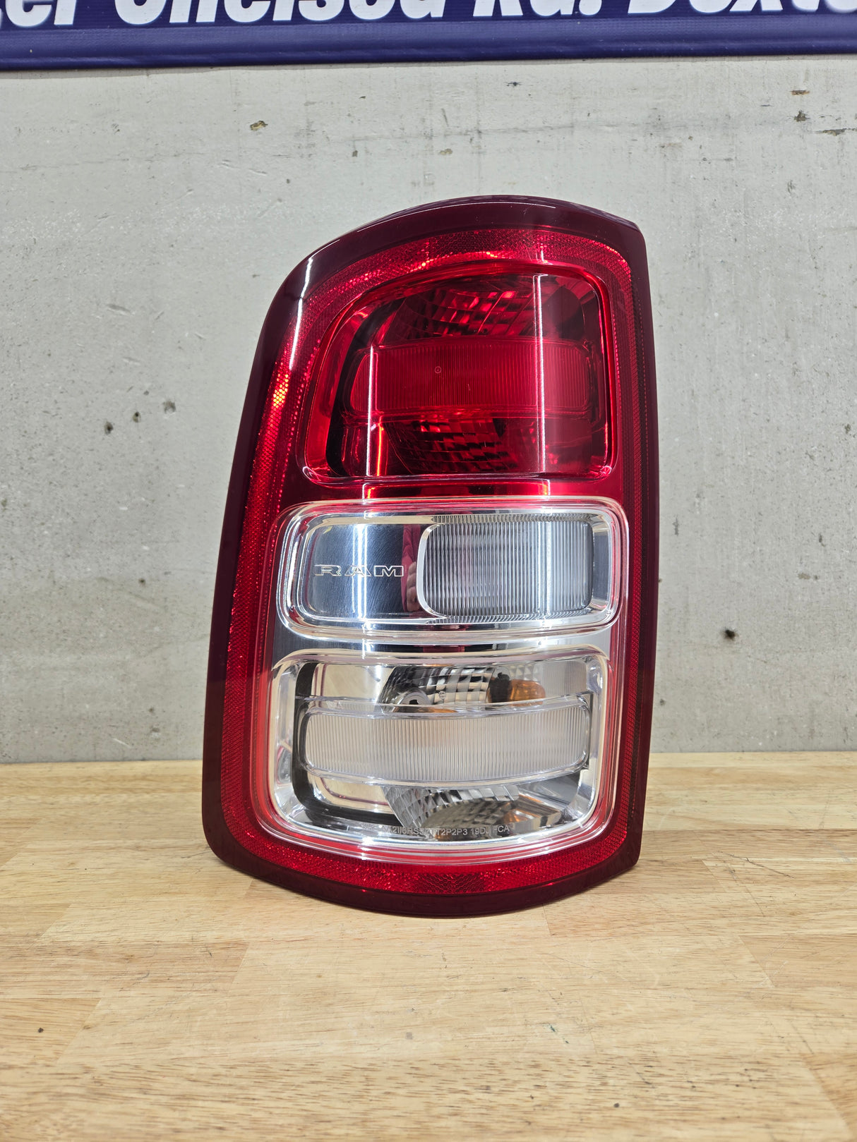 2019-2024 5th Gen Dodge Ram 2500 3500 LH Driver Side Tail Light Halogen 68361715AF