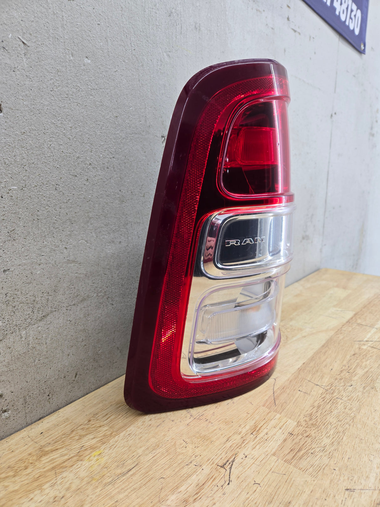 2019-2024 5th Gen Dodge Ram 2500 3500 LH Driver Side Tail Light Halogen 68361715AD