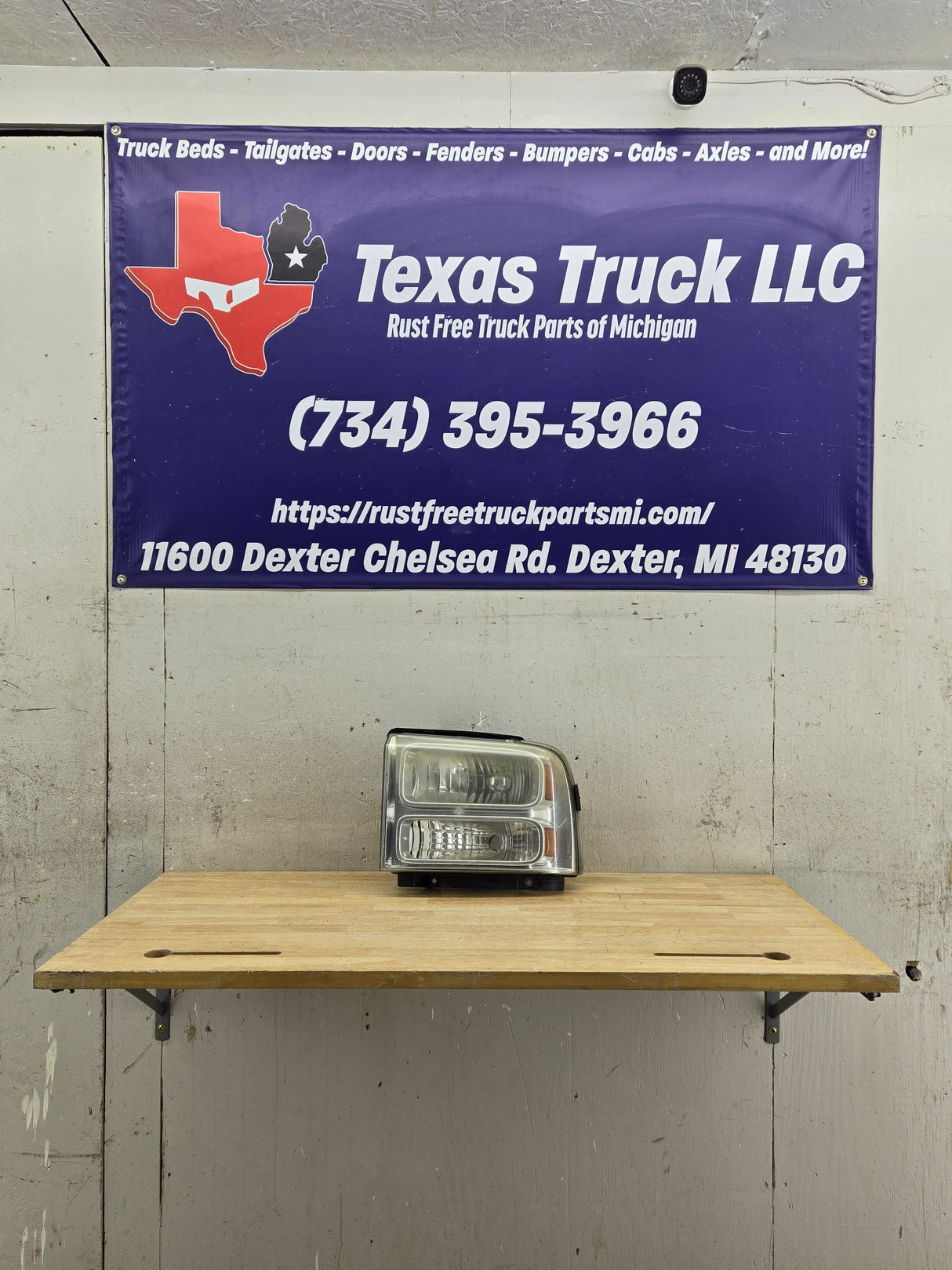 2005-2007 Ford Super Duty F250 F350 F450 F550 LH Left Driver Side Composite Head Light 5C34-13006-A