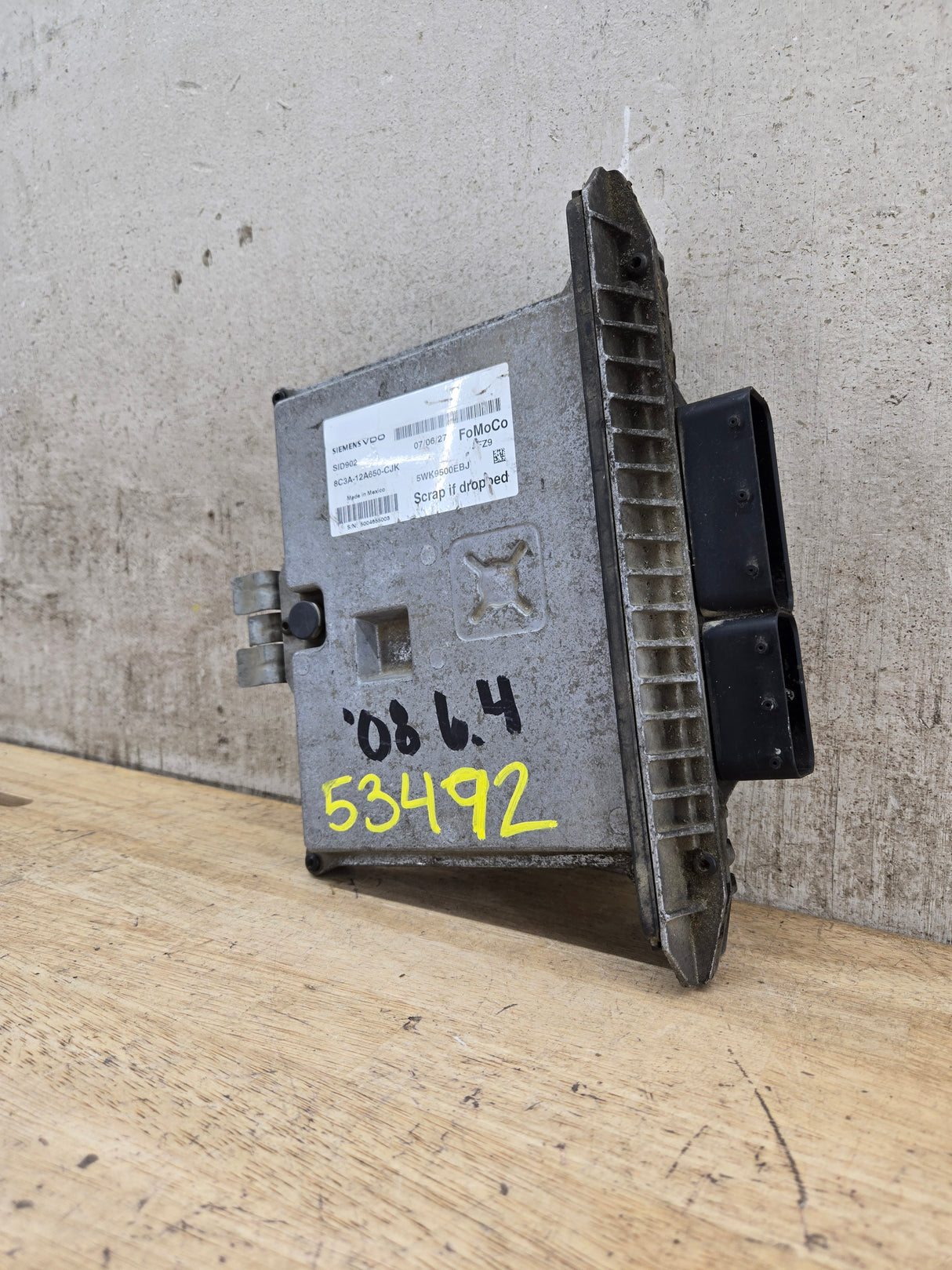 2008 Ford F250 F350 F450 F550 6.4L PCM JFZ9 / 8C3A-12A650-CJK