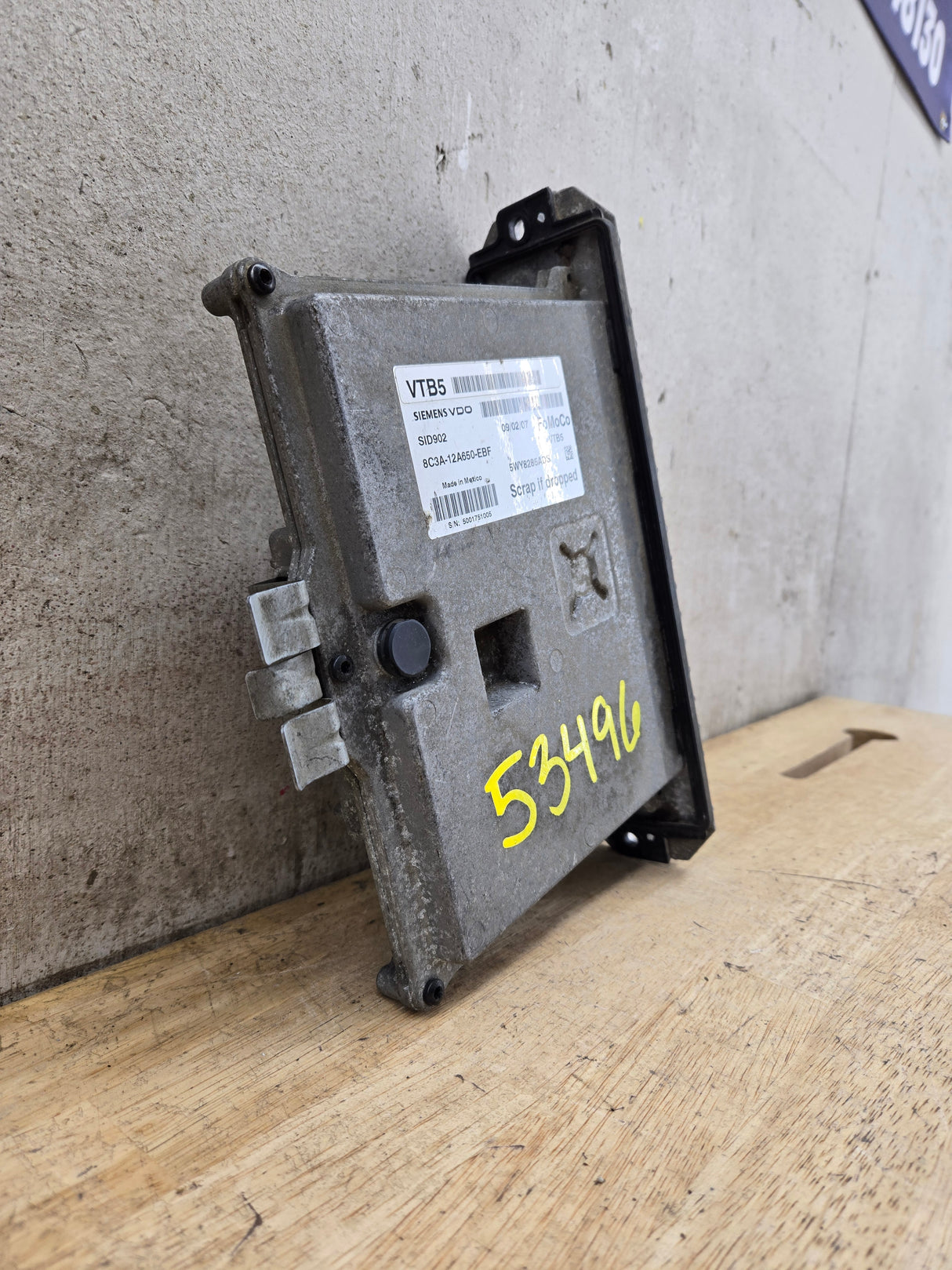 2009 Ford F250 F350 F450 F550 6.4L PCM VTB5 / 8C3A-12A650-EBF