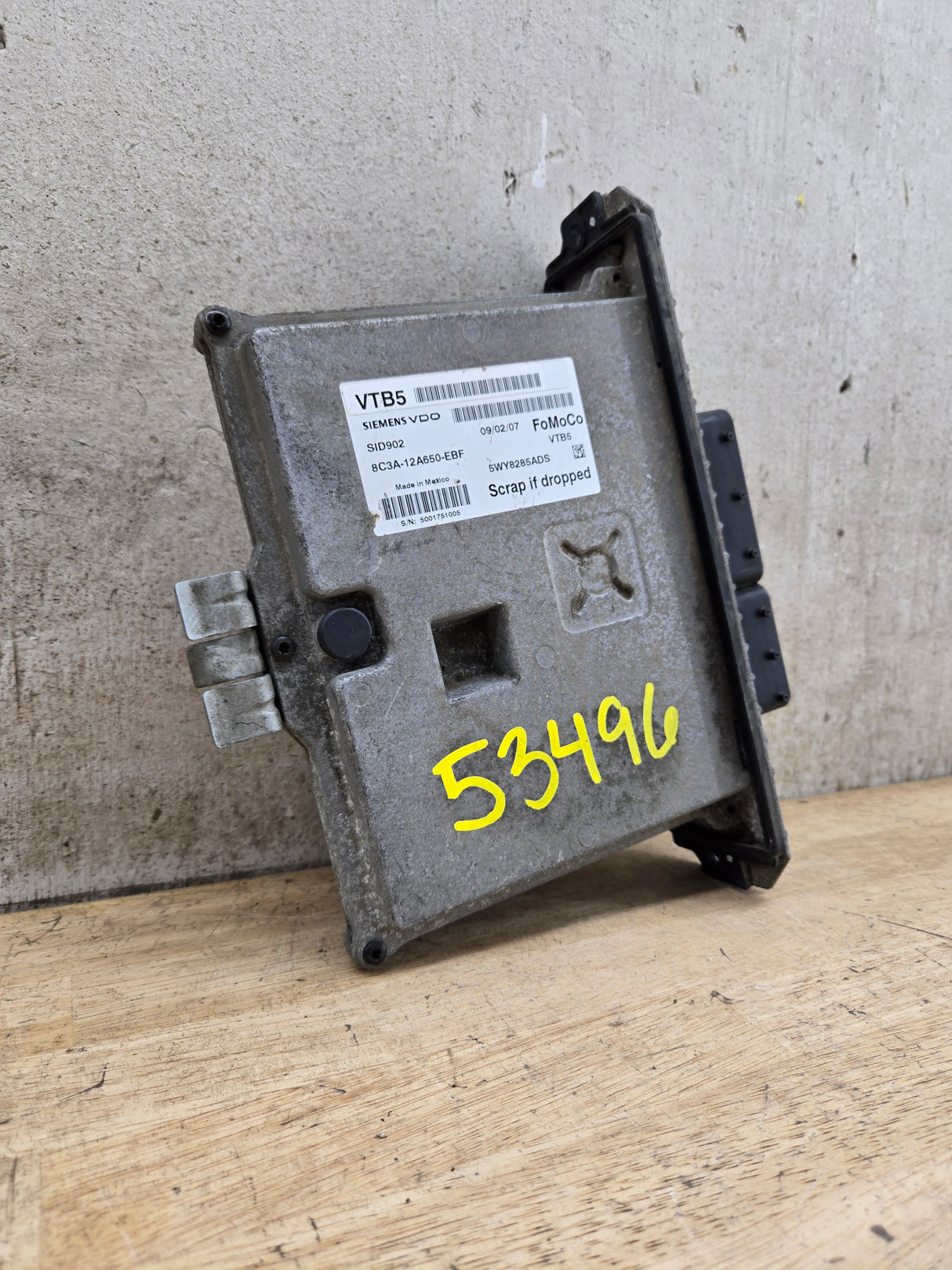 2009 Ford F250 F350 F450 F550 6.4L PCM VTB5 / 8C3A-12A650-EBF