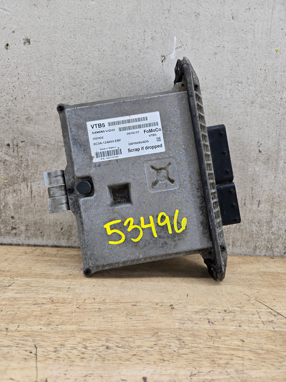 2009 Ford F250 F350 F450 F550 6.4L PCM VTB5 / 8C3A-12A650-EBF