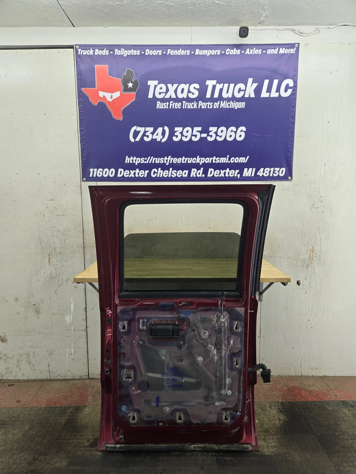 2012-2016 Ford Super Duty Driver Rear Door LH Crew Cab F250 F350 F450 F550