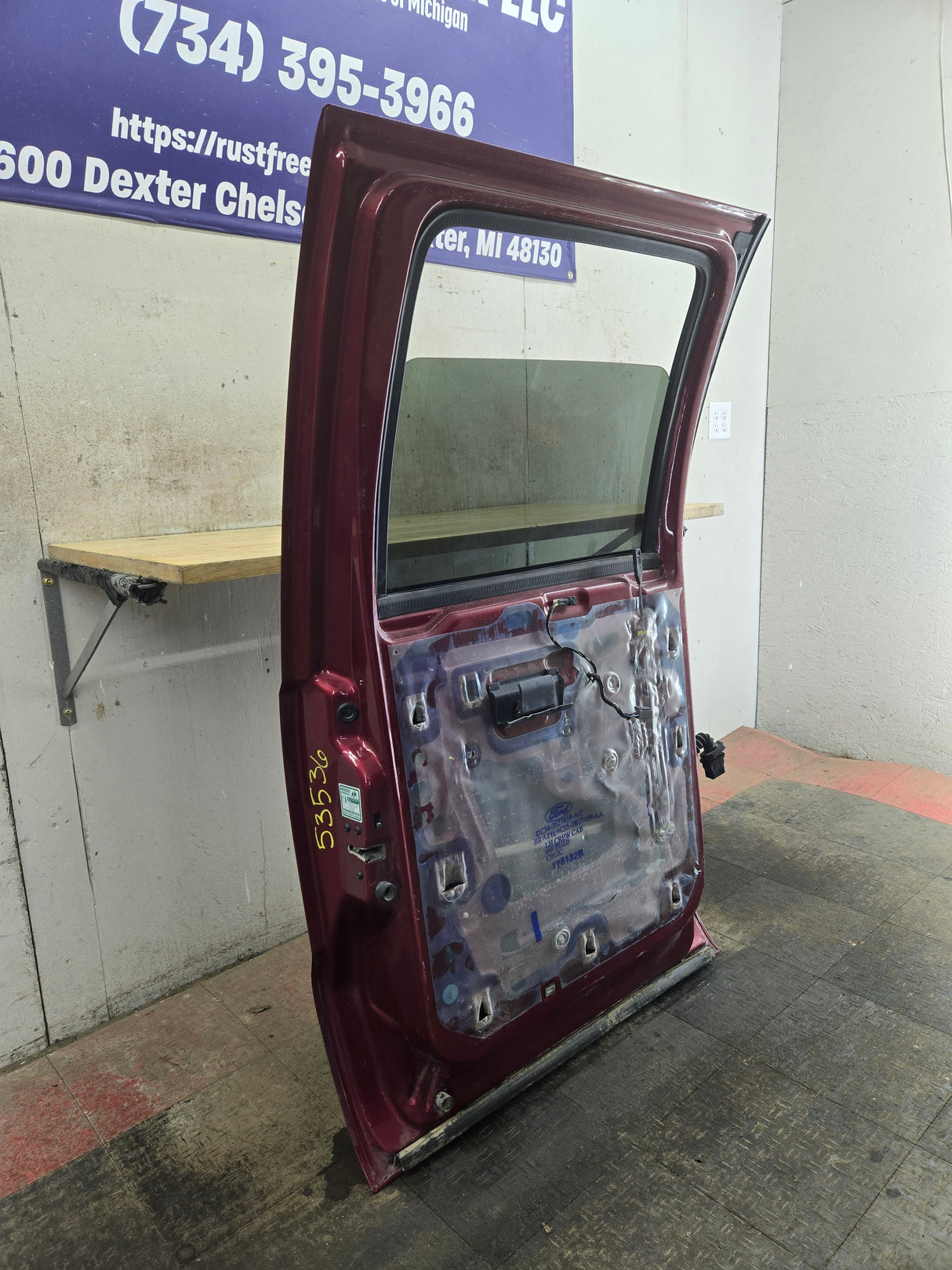 2012-2016 Ford Super Duty Driver Rear Door LH Crew Cab F250 F350 F450 F550