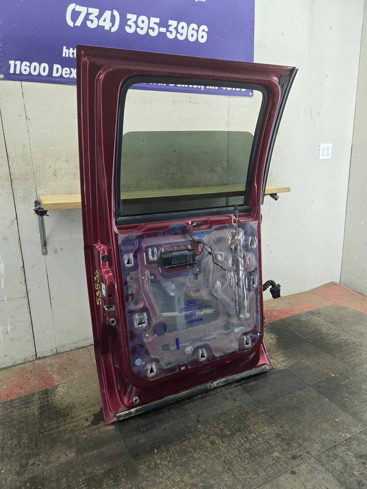 2012-2016 Ford Super Duty Driver Rear Door LH Crew Cab F250 F350 F450 F550