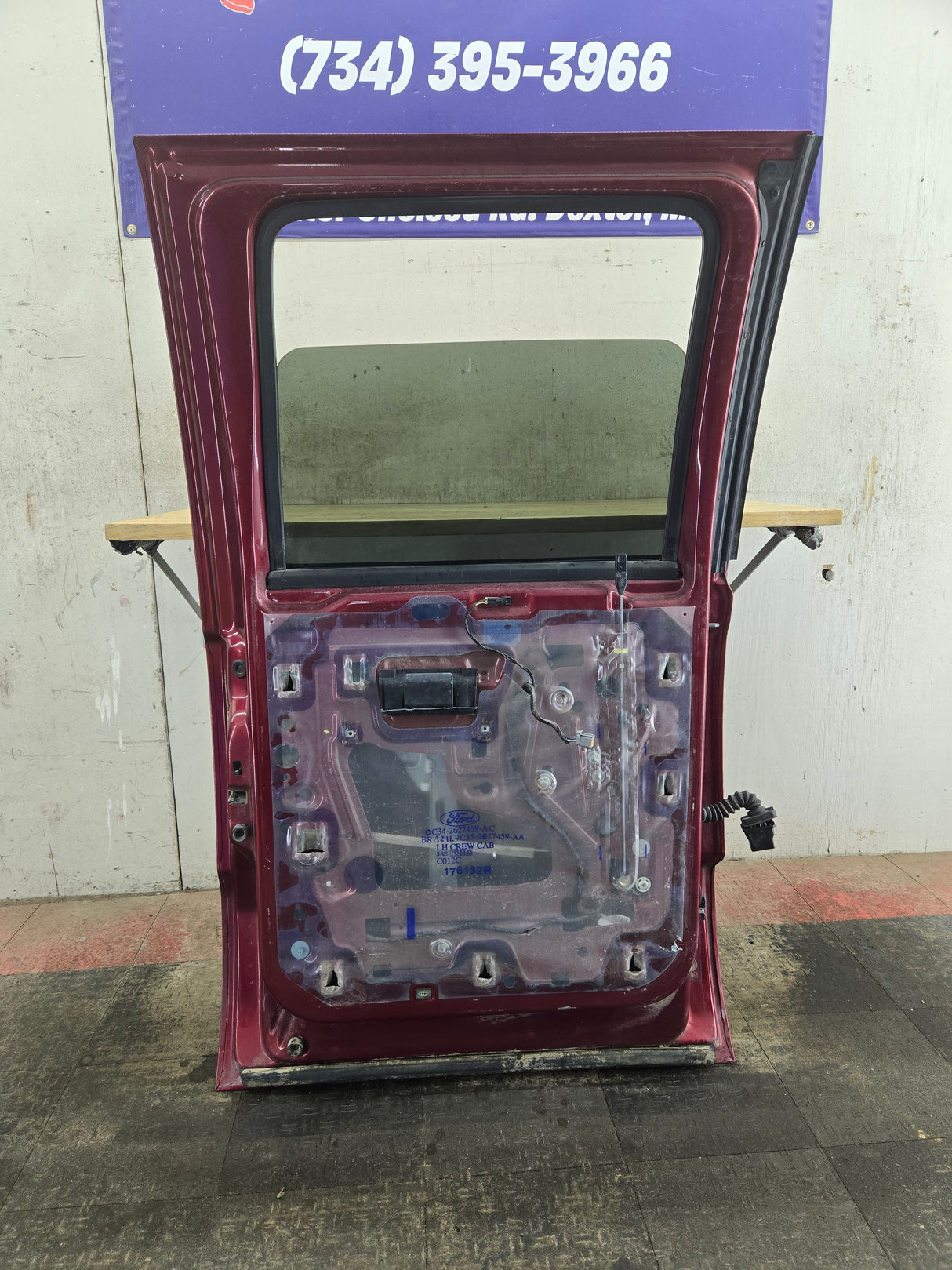 2012-2016 Ford Super Duty Driver Rear Door LH Crew Cab F250 F350 F450 F550