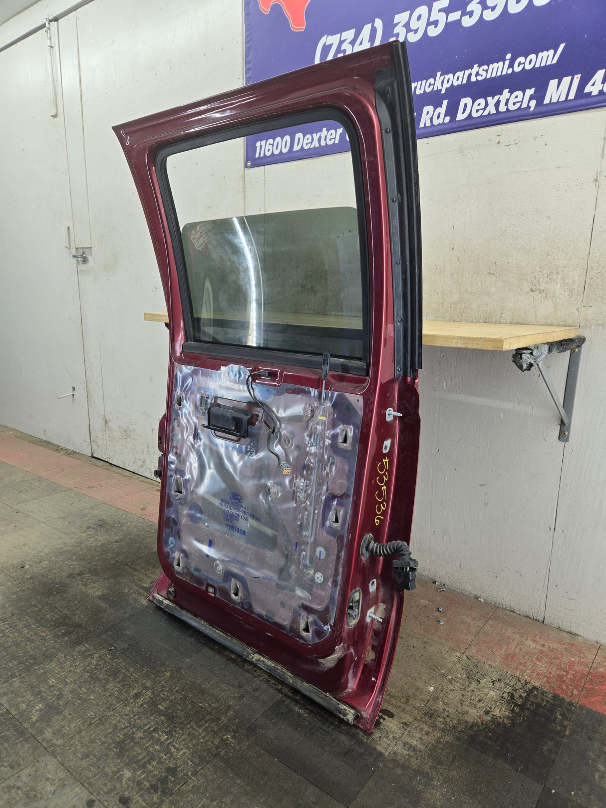 2012-2016 Ford Super Duty Driver Rear Door LH Crew Cab F250 F350 F450 F550