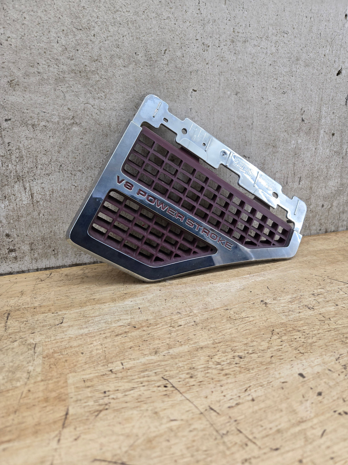 2008-2010 Ford Super Duty Fender Badge Emblem Passenger Side Power Stroke F250 F350 F450 F550