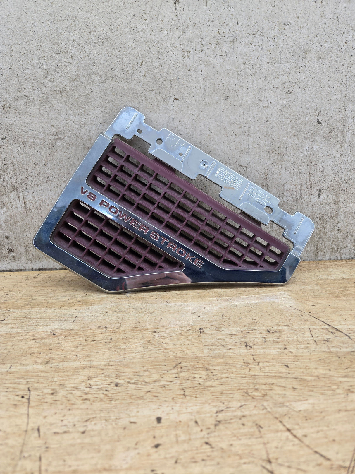 2008-2010 Ford Super Duty Fender Badge Emblem Passenger Side Power Stroke F250 F350 F450 F550