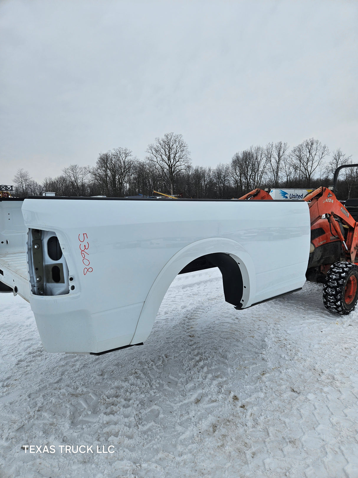 2019-2025 Dodge Ram 2500 3500 5th Gen 8' Long Truck Bed - White
