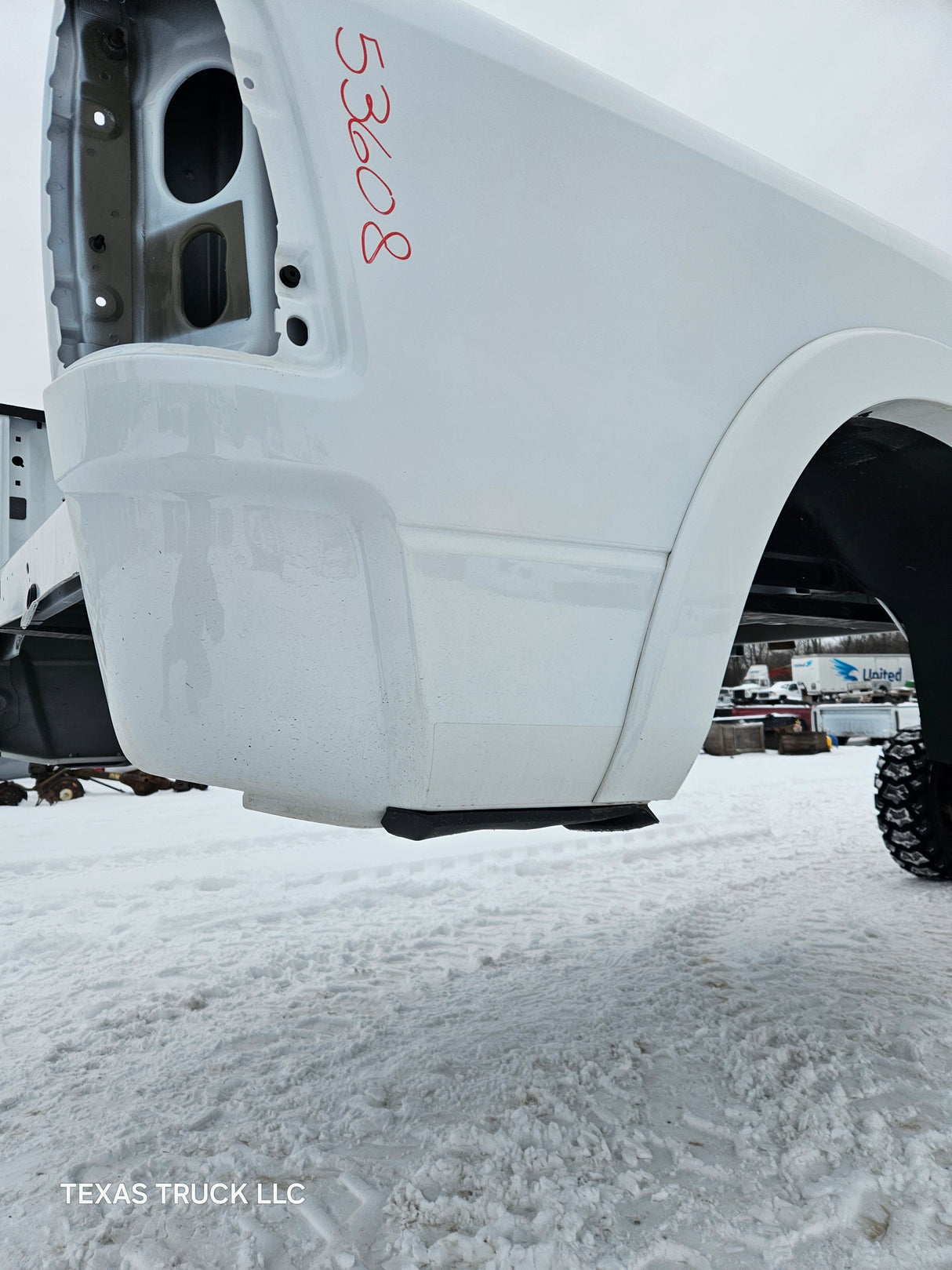 2019-2025 Dodge Ram 2500 3500 5th Gen 8' Long Truck Bed - White