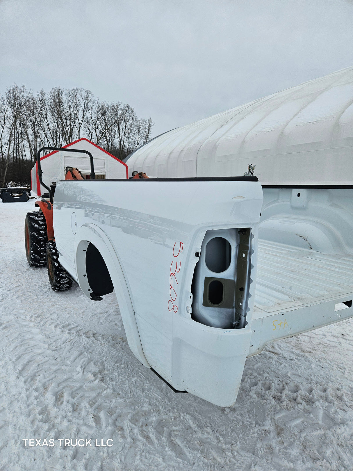 2019-2025 Dodge Ram 2500 3500 5th Gen 8' Long Truck Bed - White