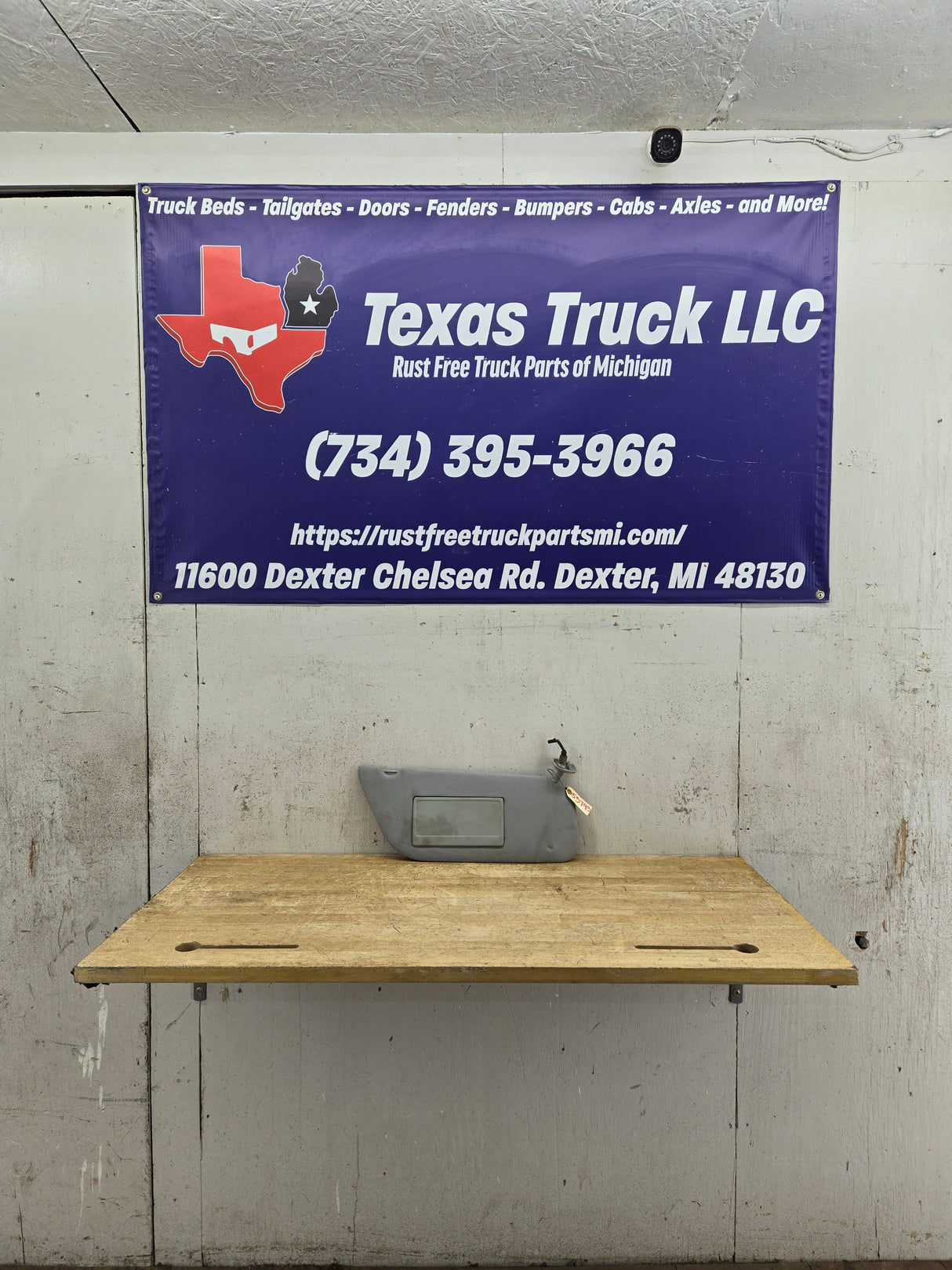 2002-2007 Ford Excursion / Super Duty Passenger Side Sun Visor With Light F250 F350 F450 F550 RH