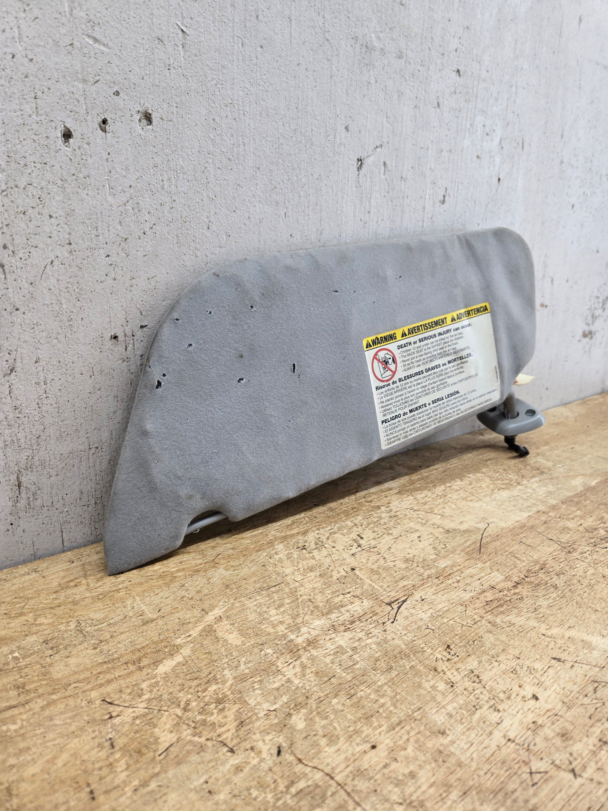 2002-2007 Ford Excursion / Super Duty Passenger Side Sun Visor With Light F250 F350 F450 F550 RH