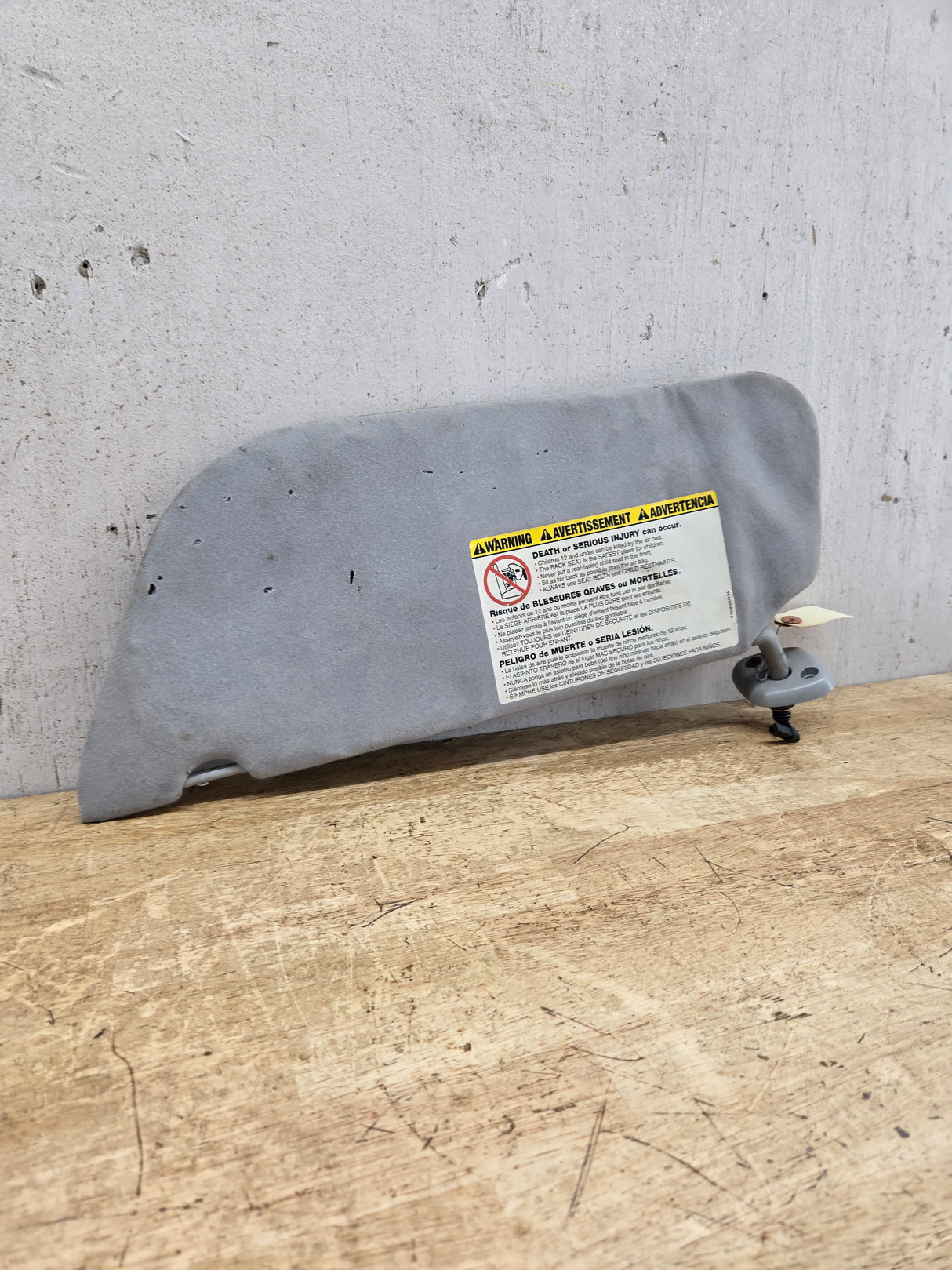 2002-2007 Ford Excursion / Super Duty Passenger Side Sun Visor With Light F250 F350 F450 F550 RH