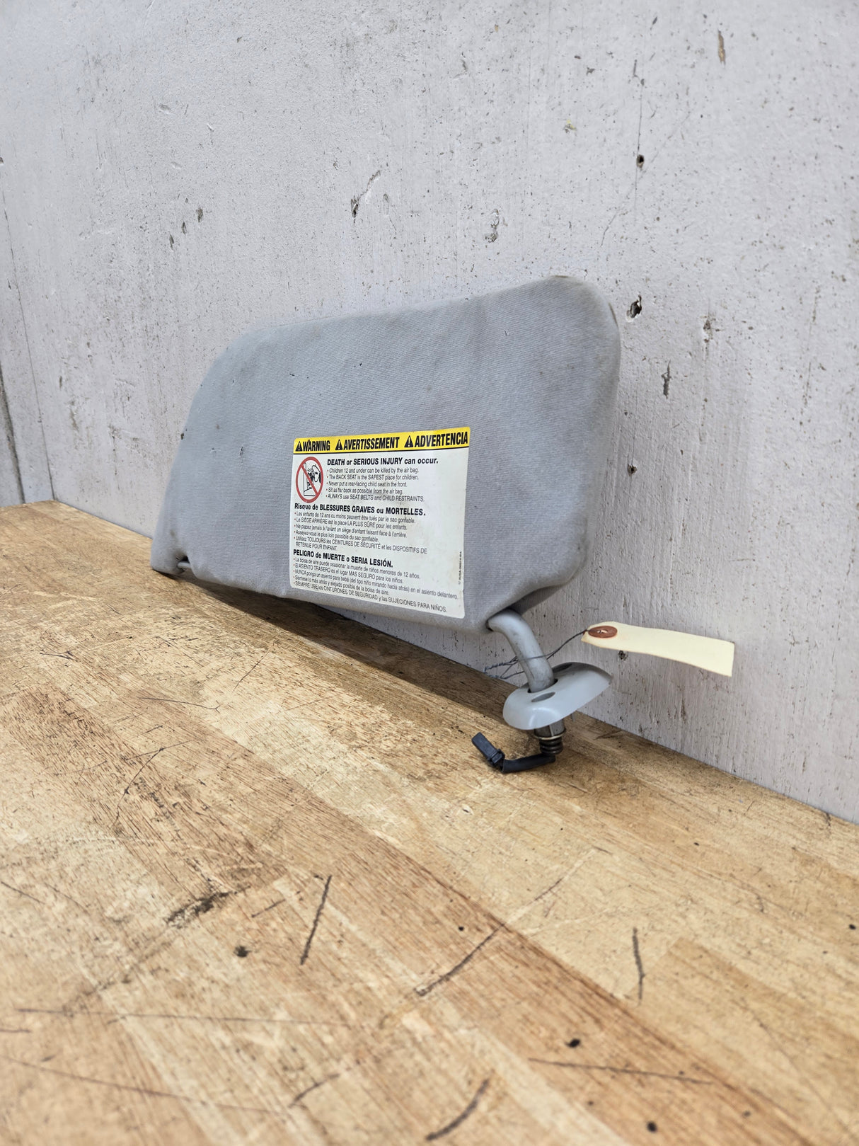 2002-2007 Ford Excursion / Super Duty Passenger Side Sun Visor With Light F250 F350 F450 F550 RH