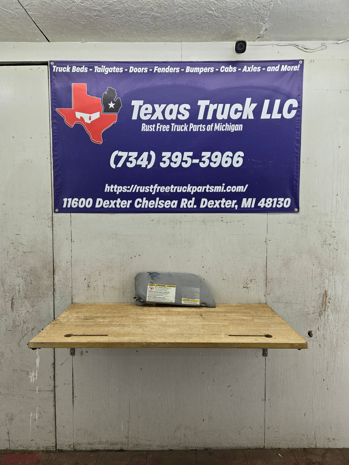 2002-2007 Ford Excursion / Super Duty Driver Side Sun Visor With Light F250 F350 F450 F550 LH