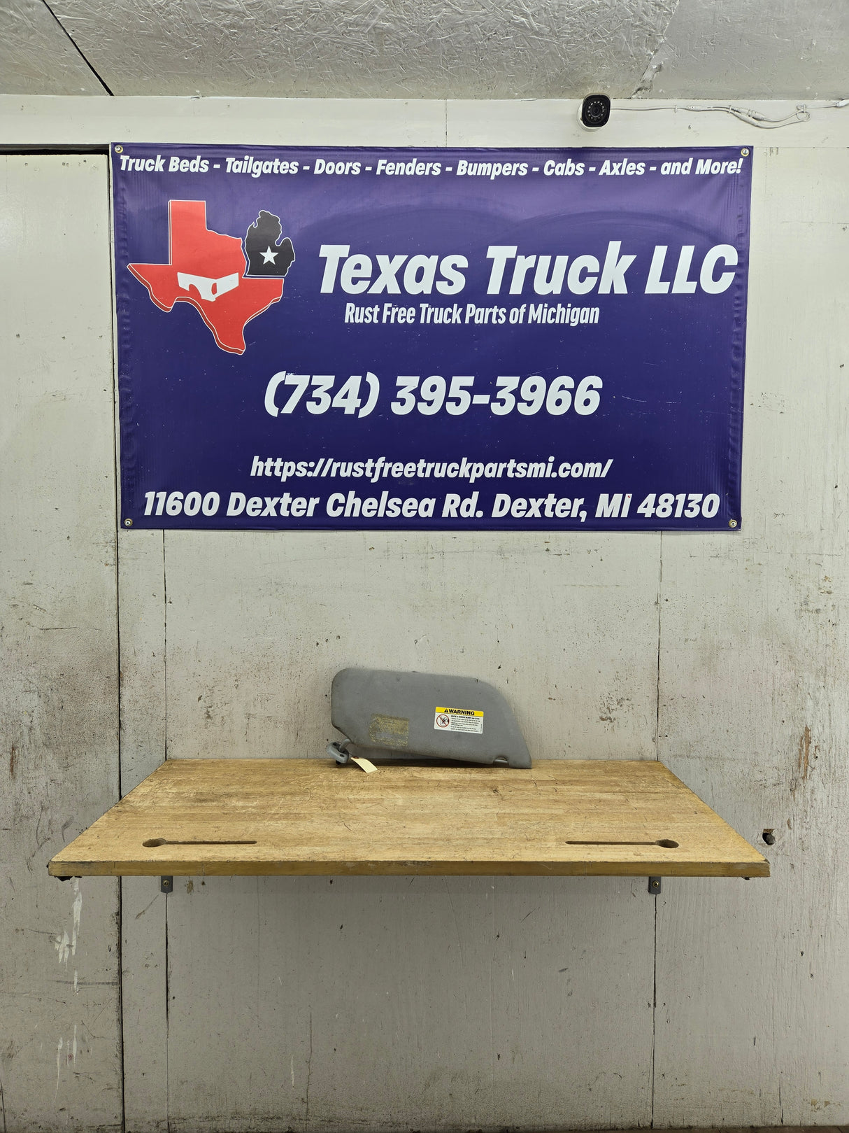 2002-2007 Ford Excursion / Super Duty Driver Side Sun Visor W/O Light F250 F350 F450 F550 LH