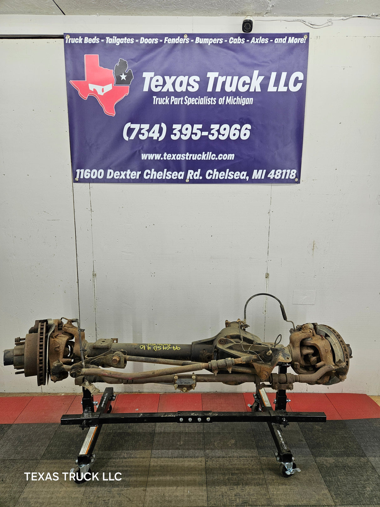 1999-2004 Ford Super Duty F250 F350 SRW Front Axle 4.10 Gear Ratio