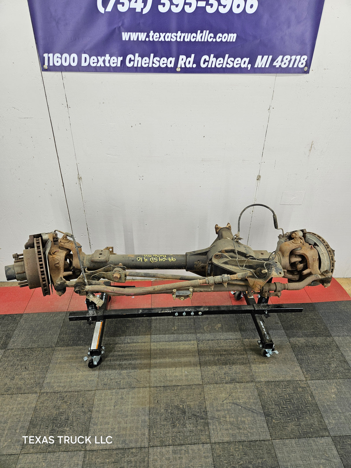 1999-2004 Ford Super Duty F250 F350 SRW Front Axle 4.10 Gear Ratio