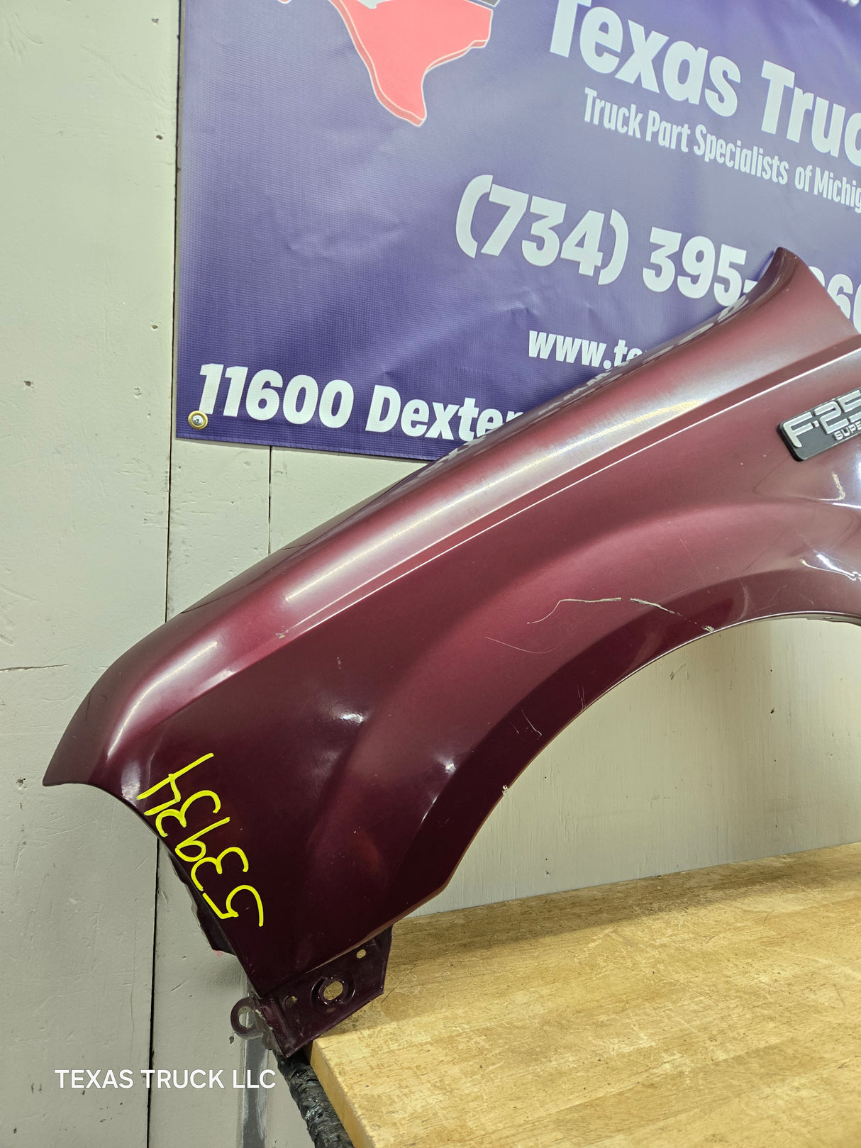 1999-2007 Ford Super Duty LH Driver Side Front Fender F250 F350 F450 F550 Excursion