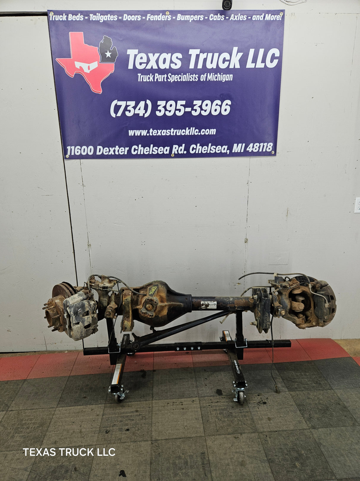 2005-2010 Ford Super Duty F250 F350 FRONT Axle 3.55 SRW 156k Miles