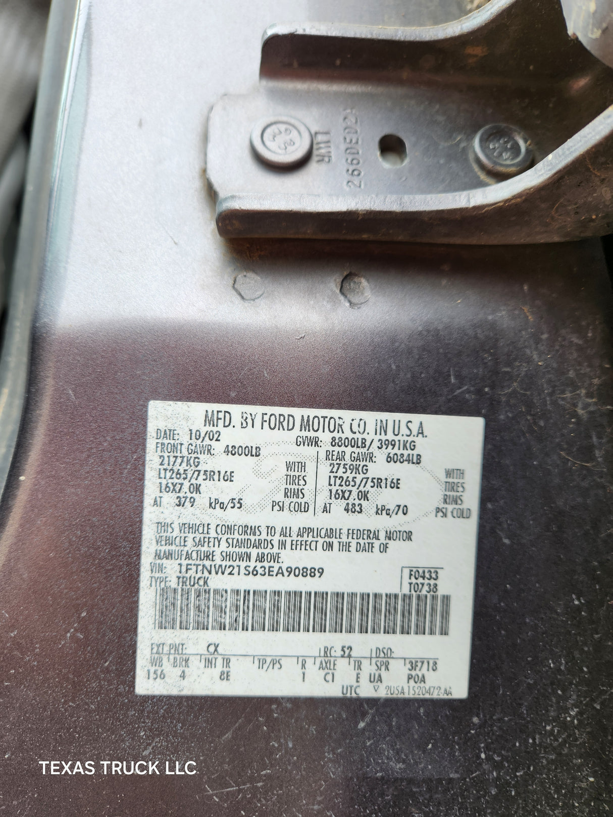 1999-2007 Ford Super Duty F250 F350 F450 F550 4 Door Crew Cab