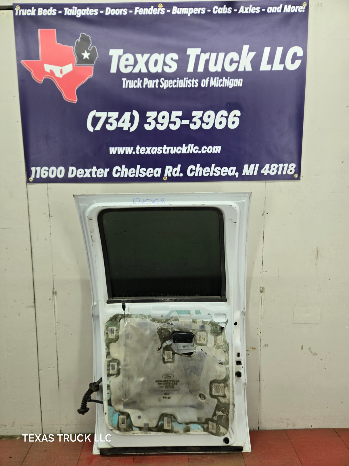 1999-2011 Ford Super Duty RH Passenger Side Rear Crew Cab Door F250 F350 F450 F550