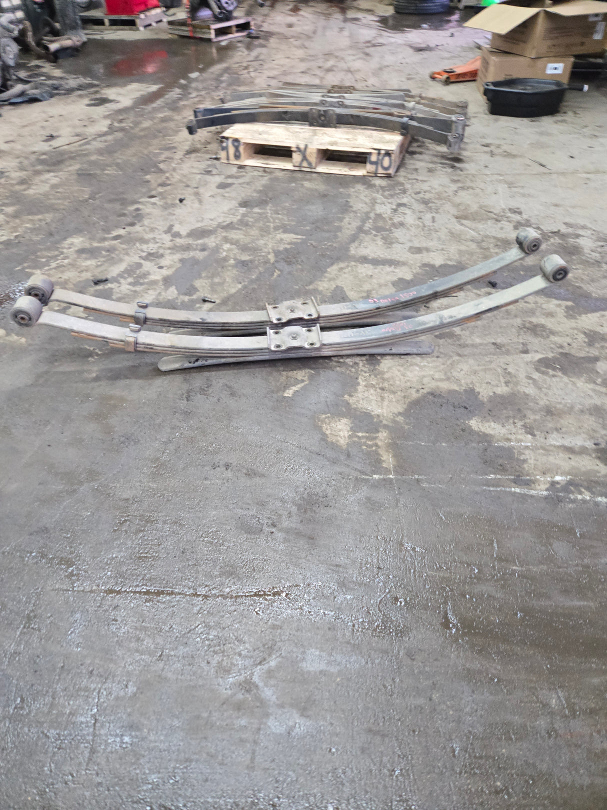 2002-2008 Dodge Ram 1500 Rear Leaf Spring Pair 52113141AD 52113141AE