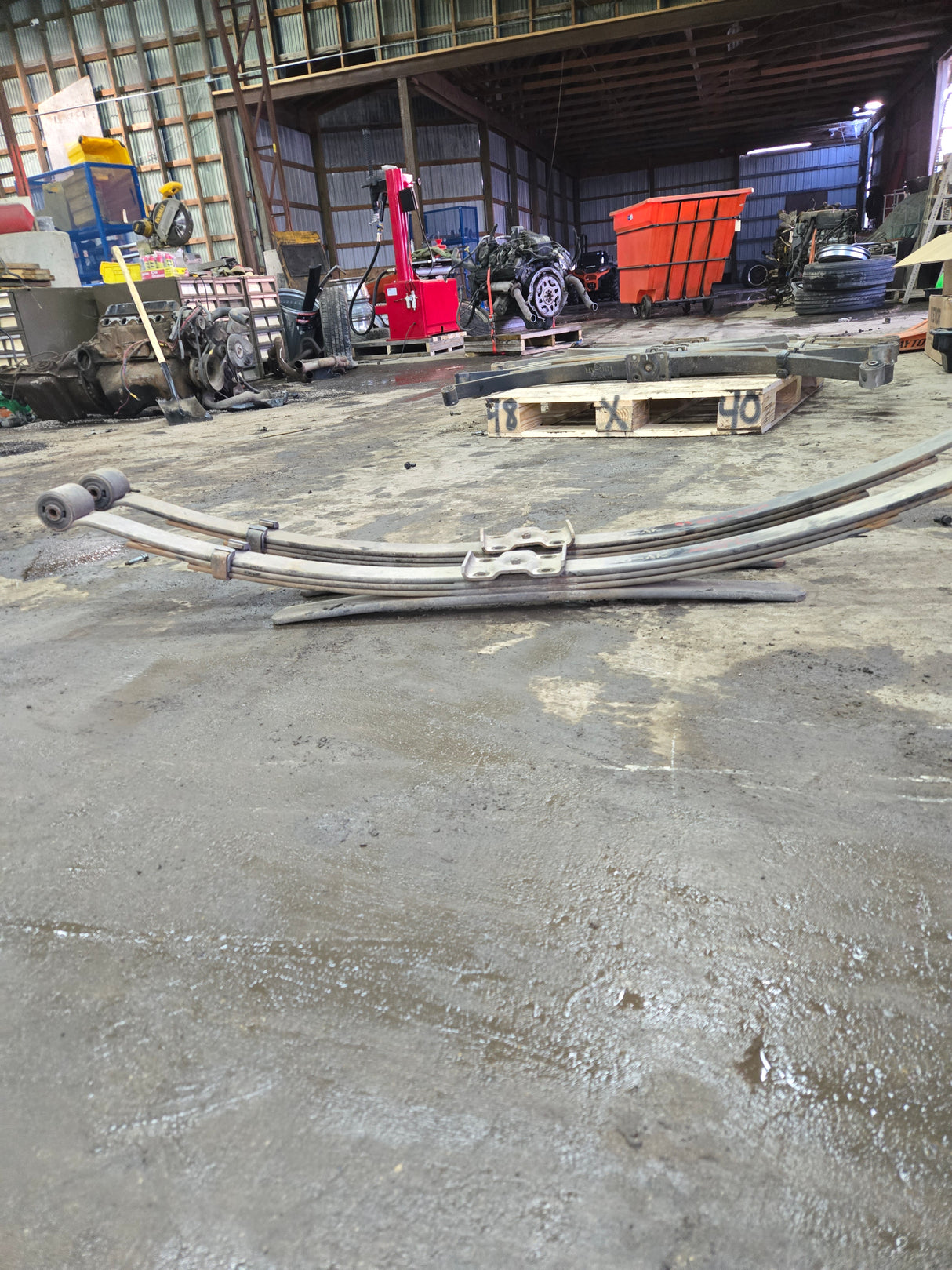 2002-2008 Dodge Ram 1500 Rear Leaf Spring Pair 52113141AD 52113141AE