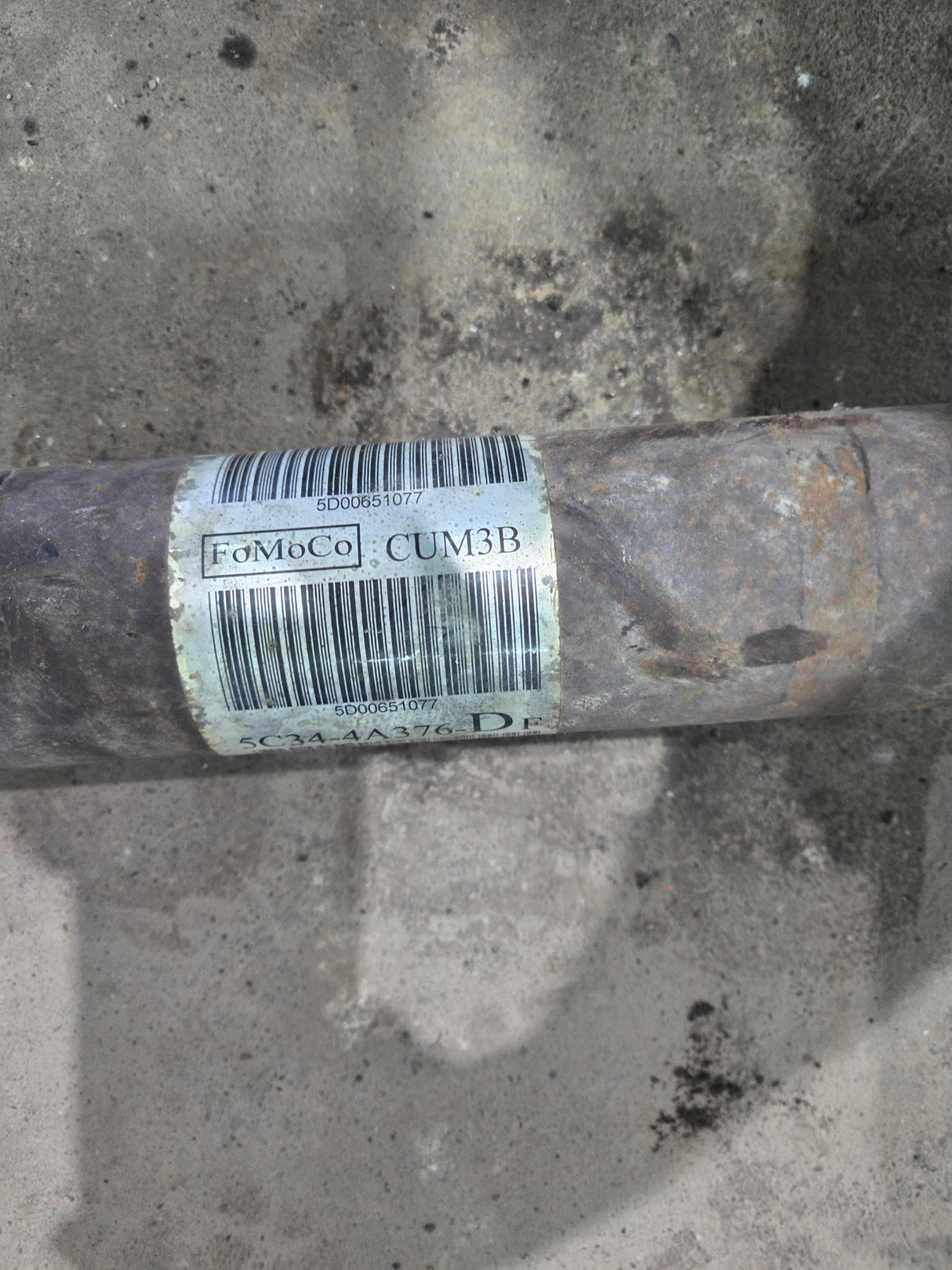 2003-2010 Ford F250 F350 F450 F550 Super Duty Front Drive Shaft 5C34-4A376-DF